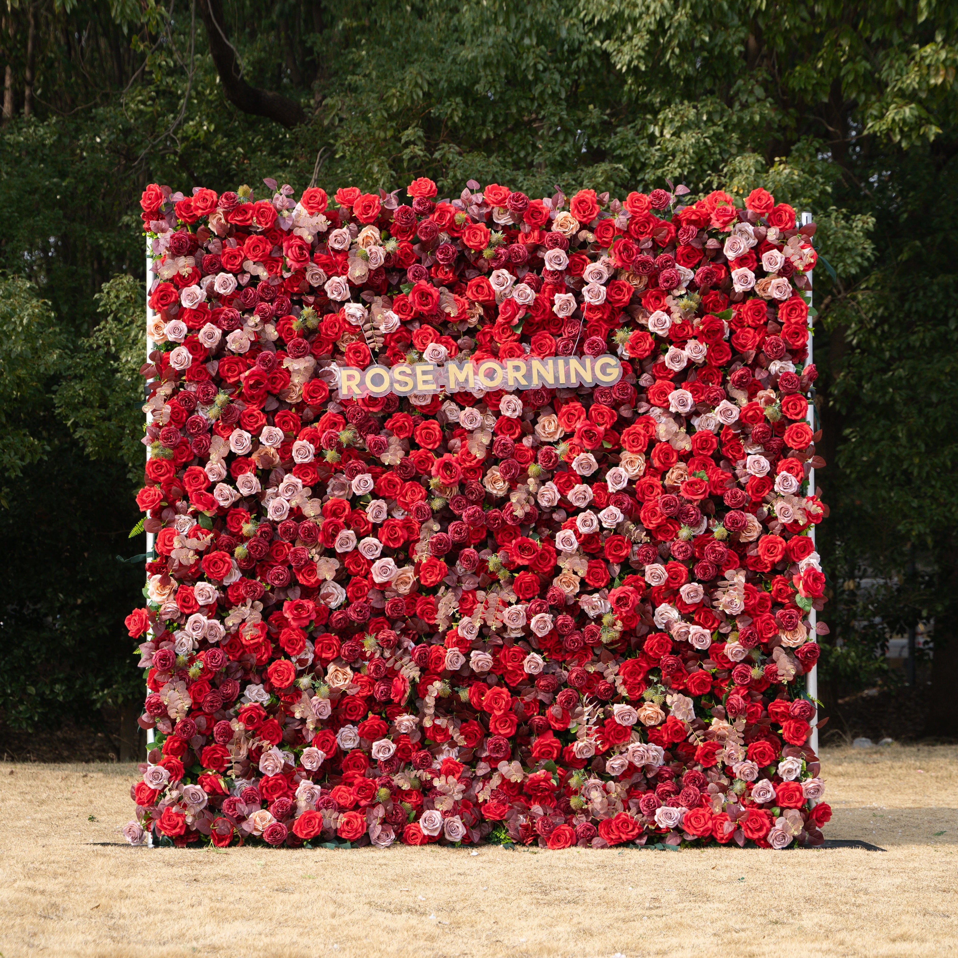 Grazie - Autumn Fall 5D Fabric Roll Up Flower Wall for Wedding Party Event Backdrop Free Shipping