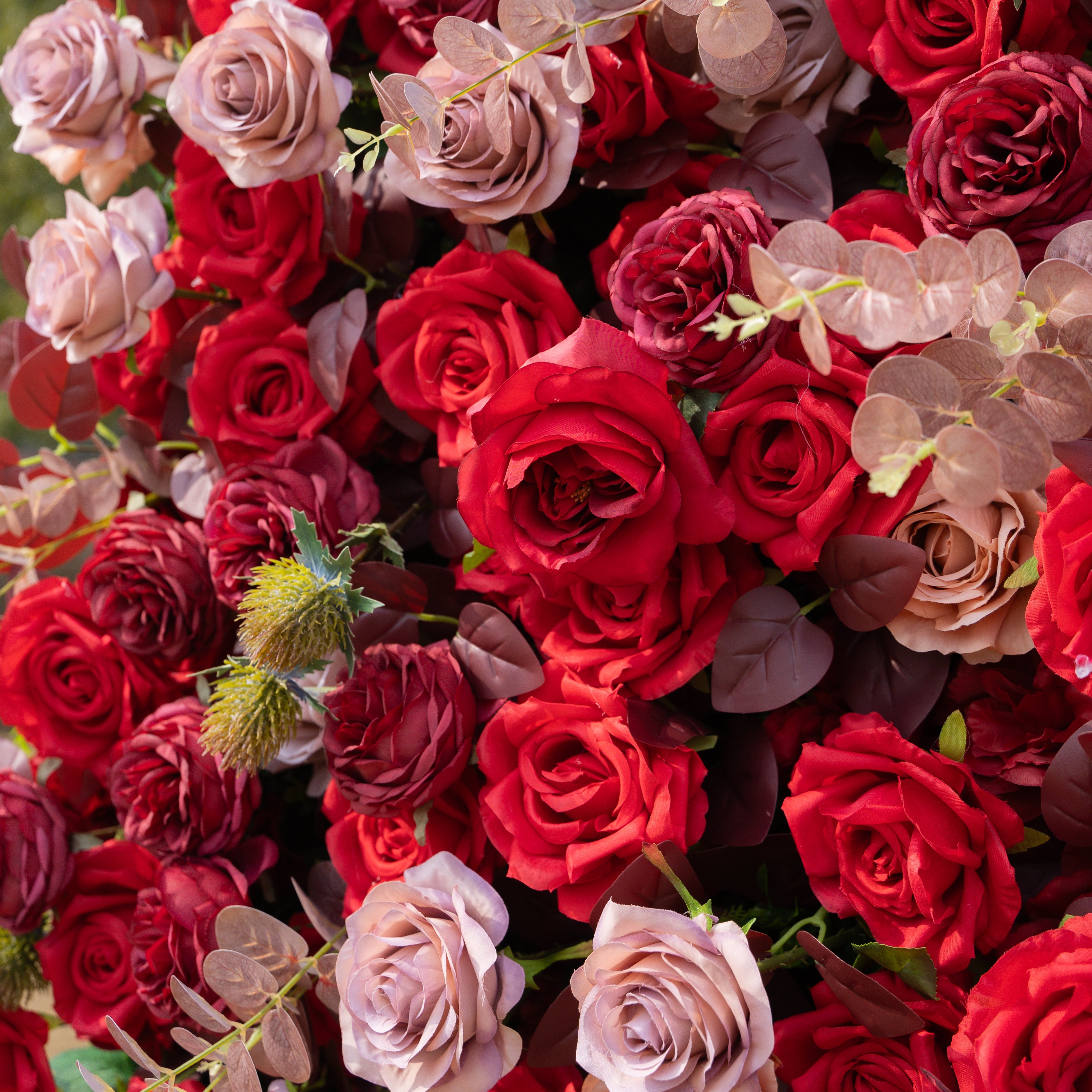 Grazie - Autumn Fall 5D Fabric Roll Up Flower Wall for Wedding Party Event Backdrop Free Shipping