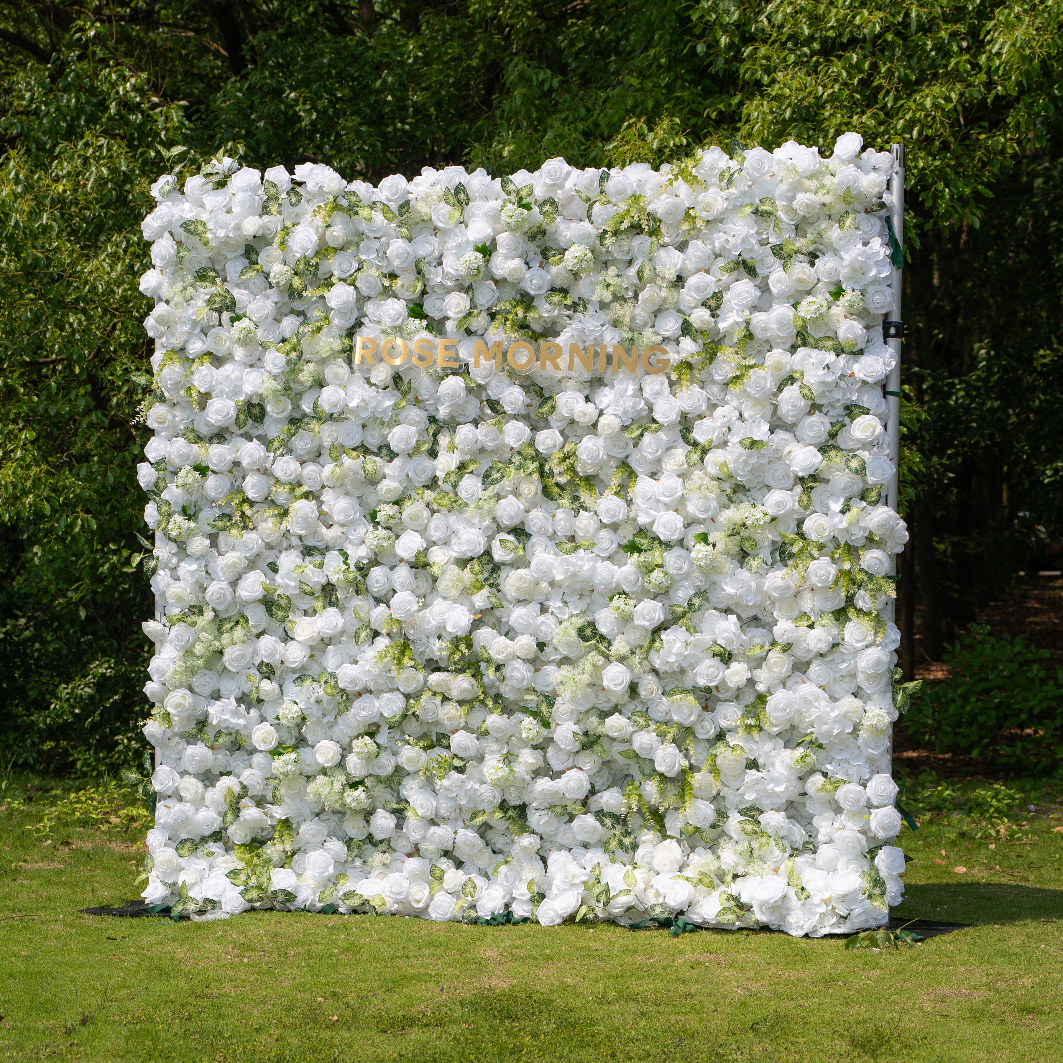 Icing ：3D Fabric Artificial rolling up curtain flower wall Free Shipping