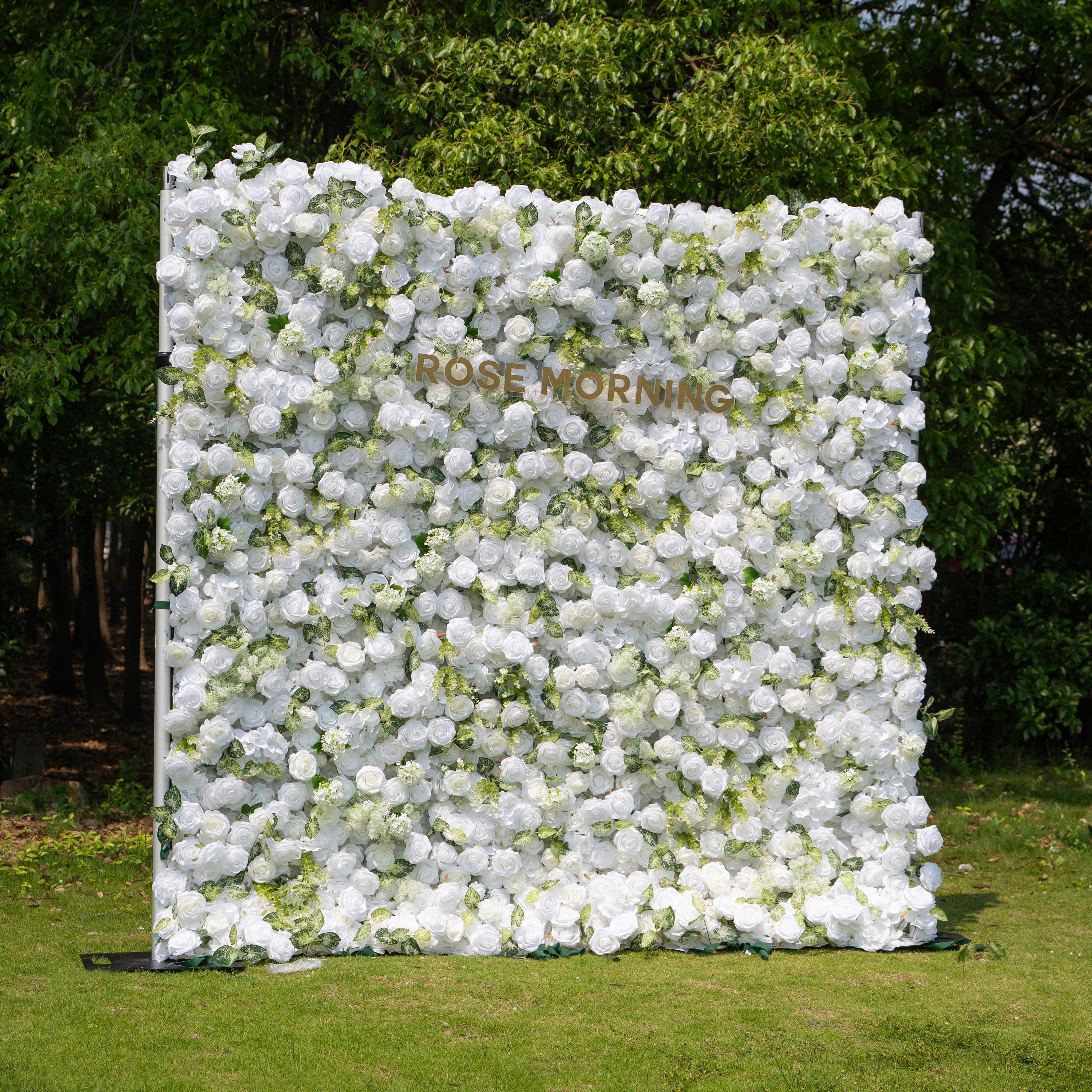 Icing ：3D Fabric Artificial rolling up curtain flower wall Free Shipping