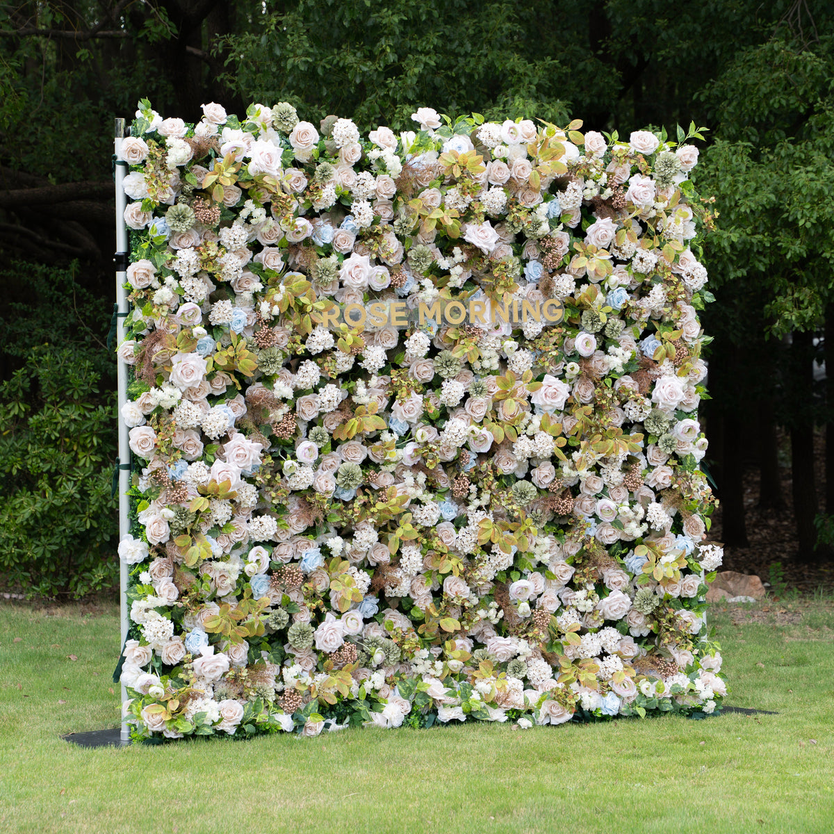 July：5D Fabric Artificial rolling up curtain flower wall (Ready to ship-Only USA) Free Shipping