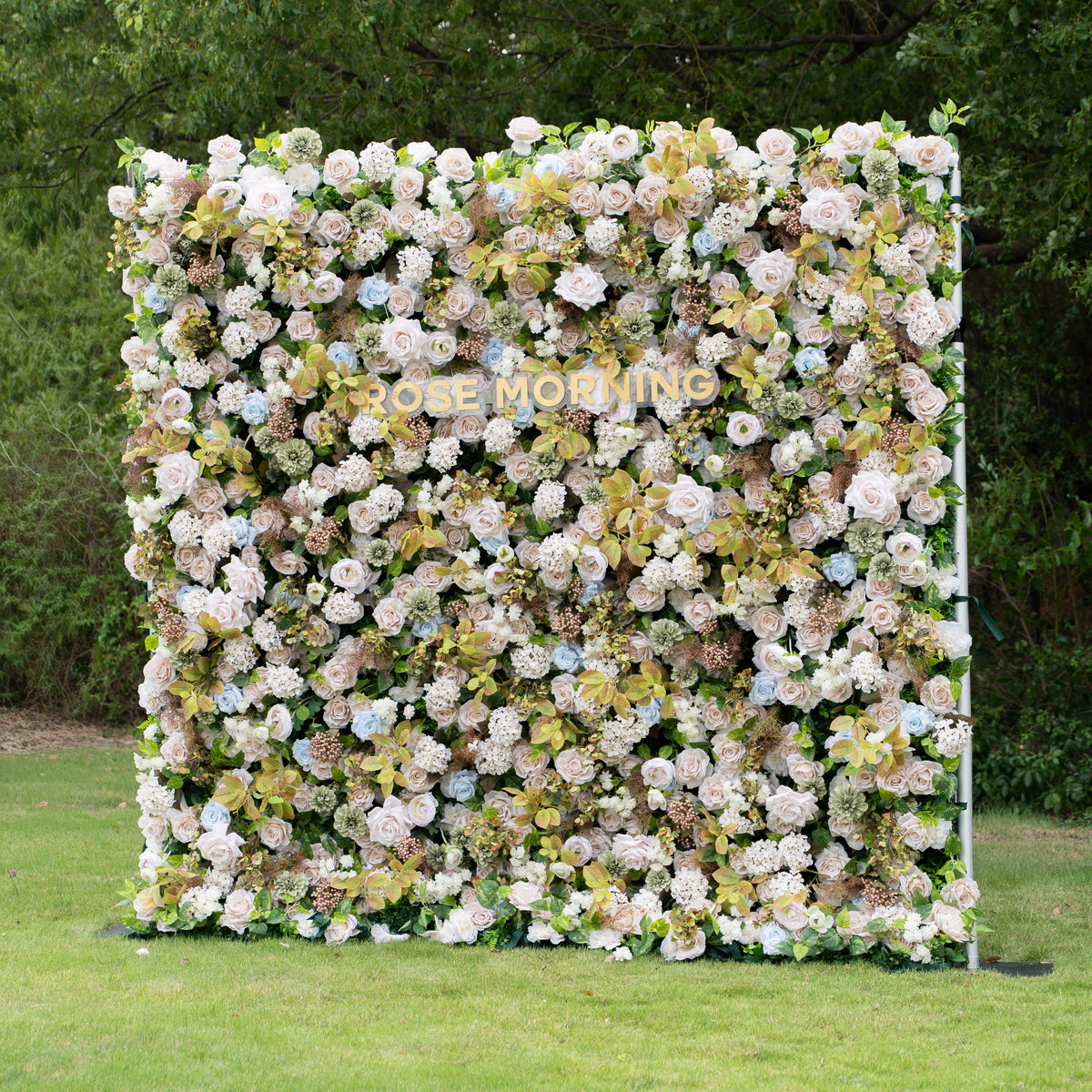 July：5D Fabric Artificial rolling up curtain flower wall (Ready to ship-Only USA) Free Shipping