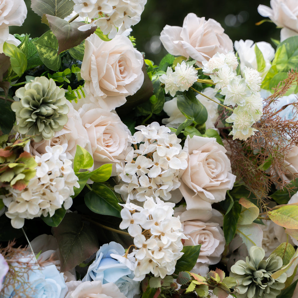 July - Fall Harvest 5D Fabric Roll Up Flower Wall for Wedding Party Seasonal Backdrop Free Shipping
