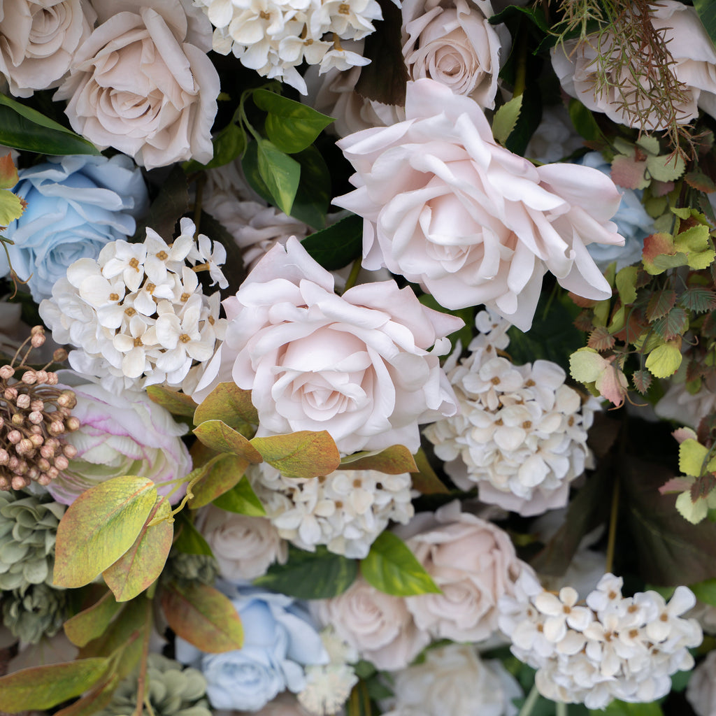 July - Fall Harvest 5D Fabric Roll Up Flower Wall for Wedding Party Seasonal Backdrop Free Shipping