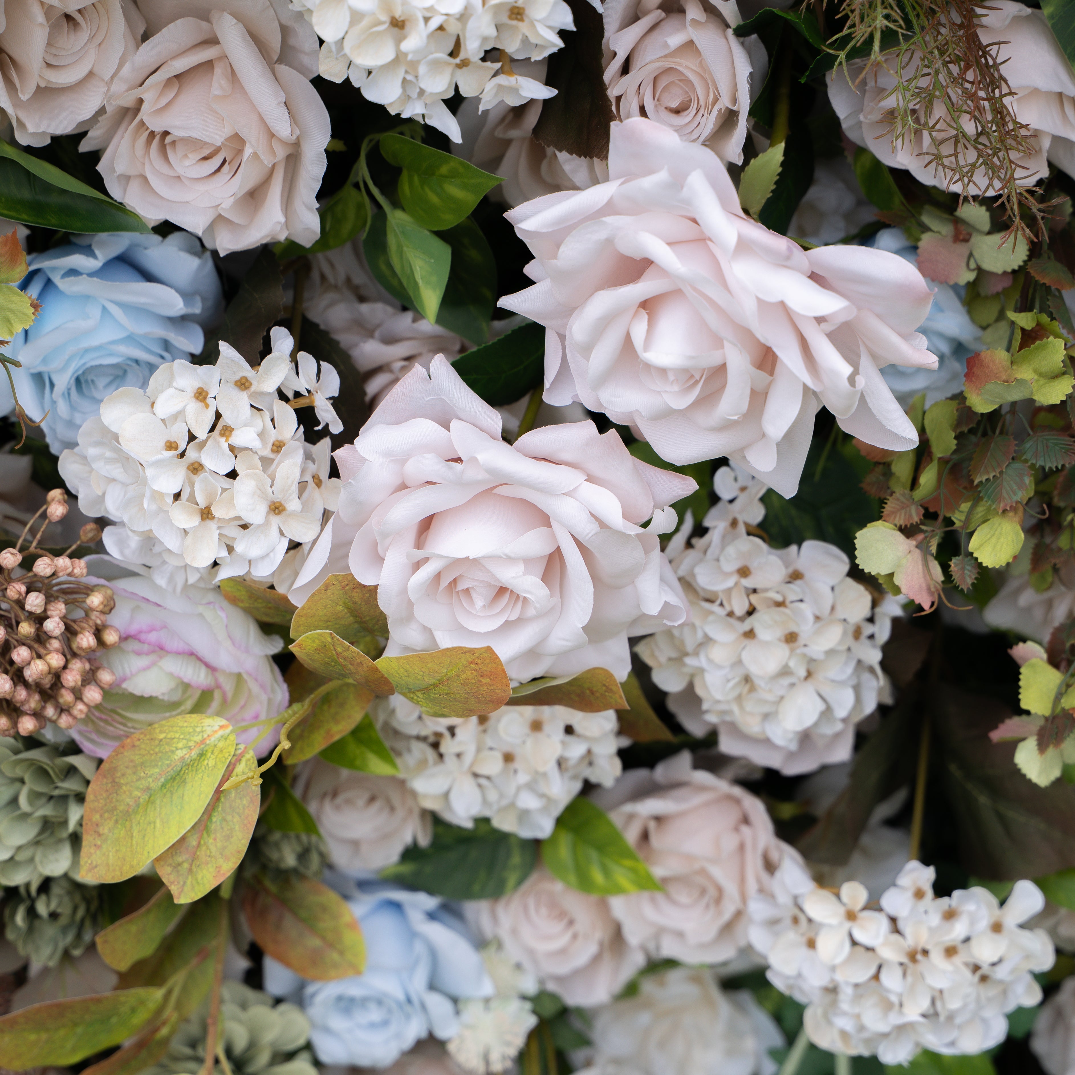 July - Fall Harvest 5D Fabric Roll Up Flower Wall for Wedding Party Seasonal Backdrop Free Shipping