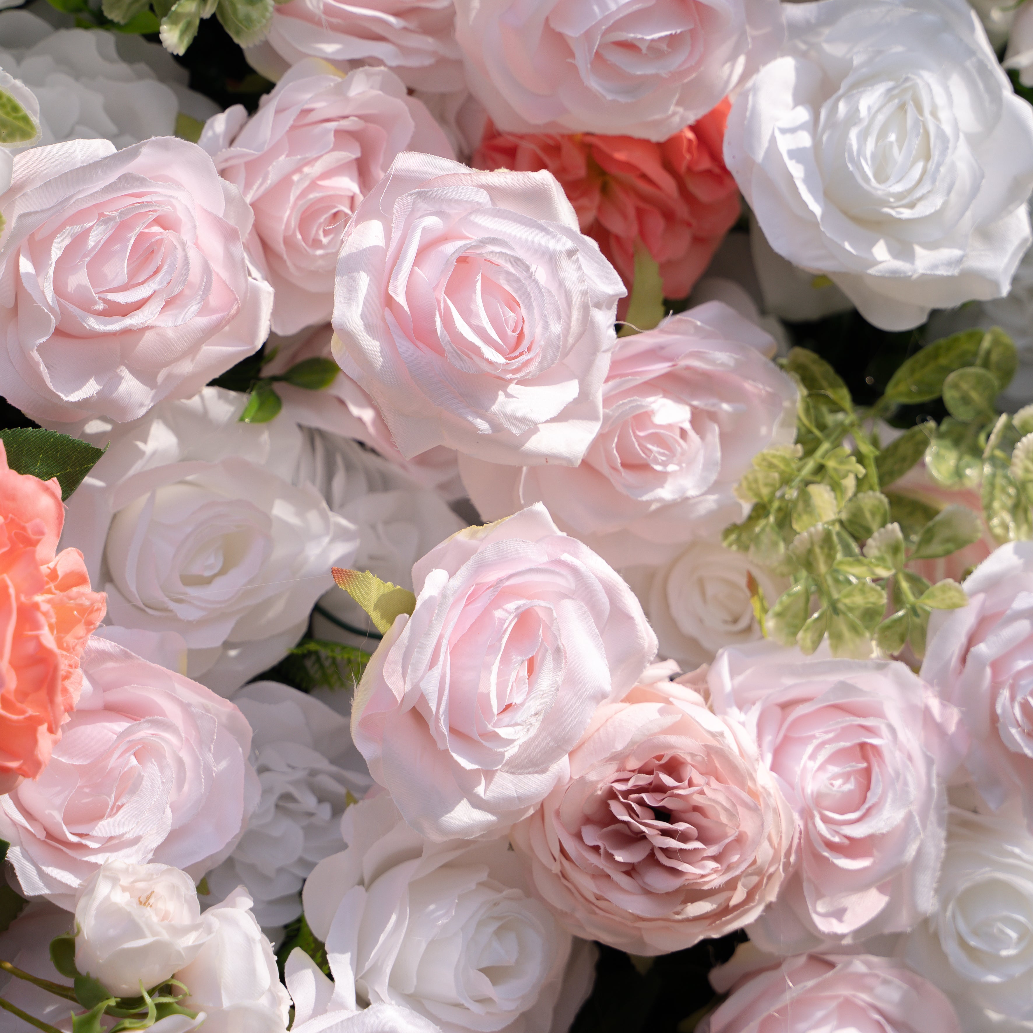 Kaisley：5D Fabric Artificial rolling up curtain flower wall Free Shipping