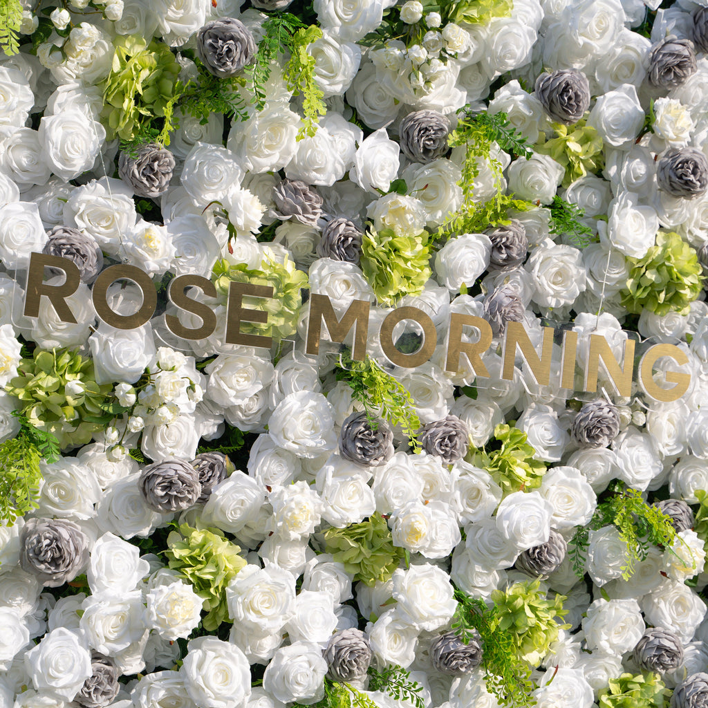 Lavinia：5D Fabric Artificial rolling up curtain flower wall Free Shipping