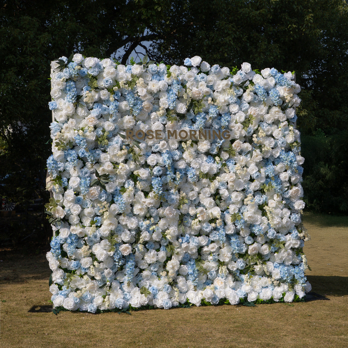 Loira ：Limited Custom Release Blue–white gradient Photogenic Full-bloom texture 8ft*8ft Free Shipping
