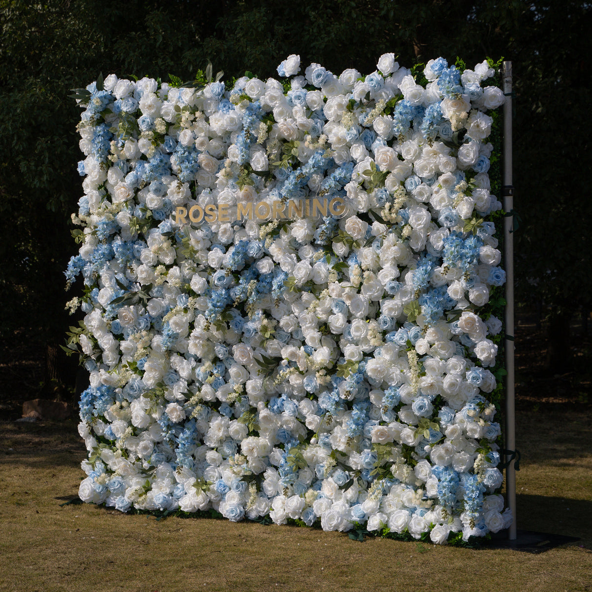 Loira ：Limited Custom Release Blue–white gradient Photogenic Full-bloom texture 8ft*8ft Free Shipping