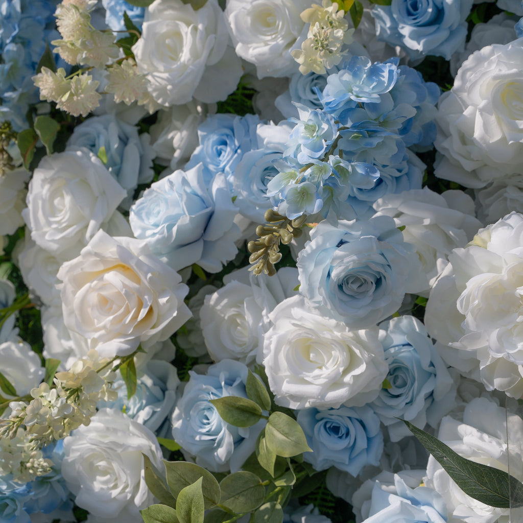 Loira ：Limited Custom Release Blue–white gradient Photogenic Full-bloom texture 8ft*8ft Free Shipping
