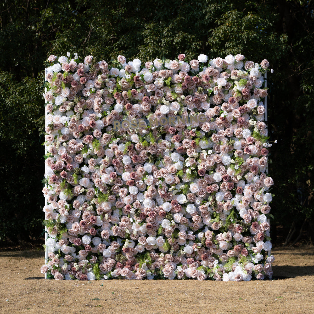 Loredana：5D Fabric Artificial rolling up curtain flower wall Free Shipping