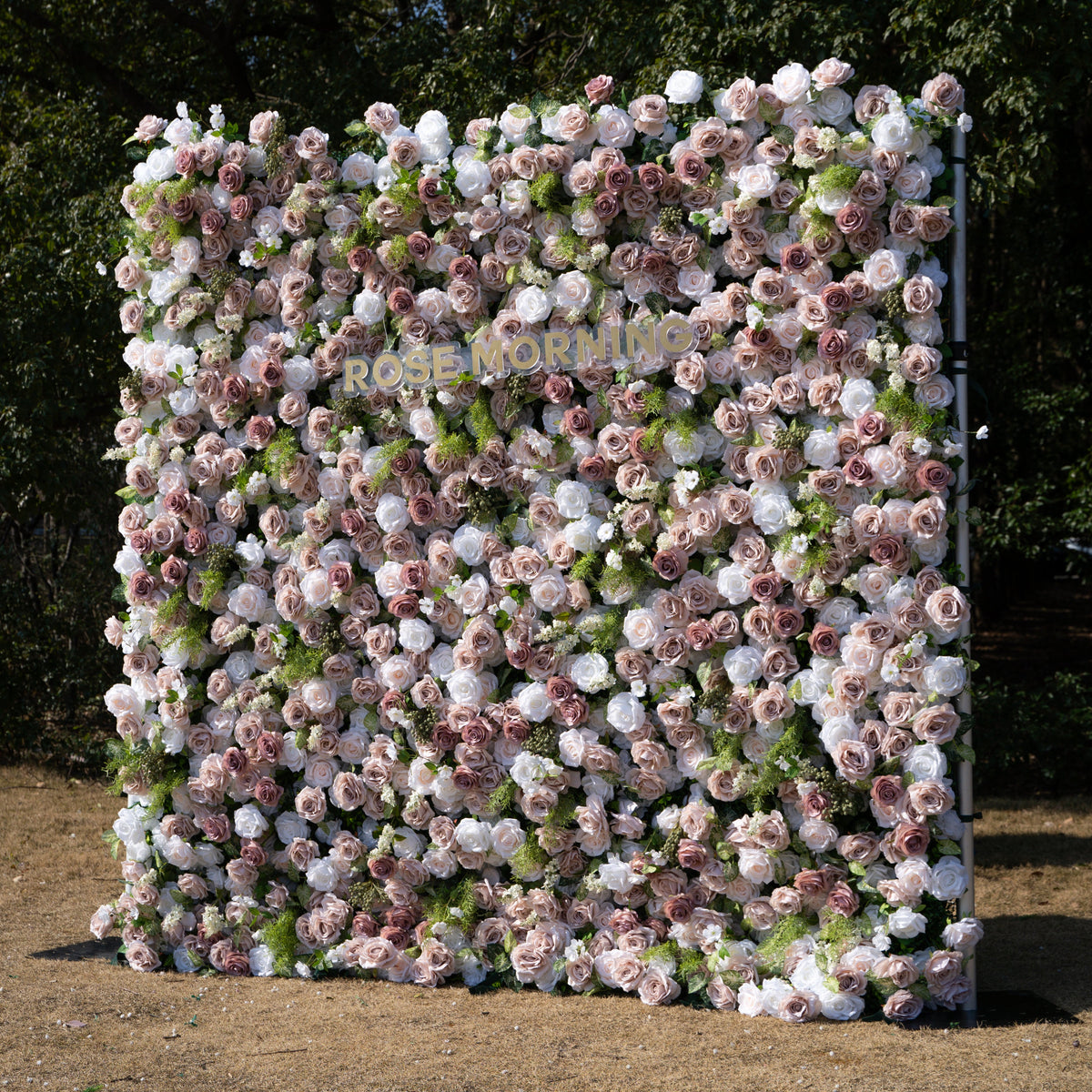 Loredana：5D Fabric Artificial rolling up curtain flower wall Free Shipping