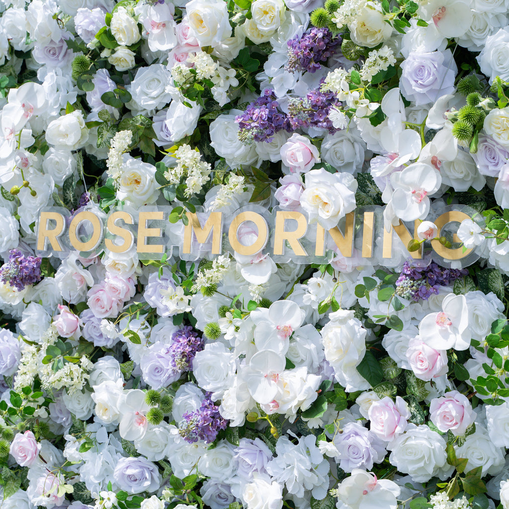 Lori：5D Fabric Artificial zip up curtain flower wall 8ft*8ft(In US Stock) Free Shipping