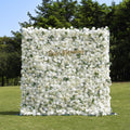 Rose Morning“The flower walls are made of artificial flowers in various colors, layered at different levels to create a lush, elegant and natural look. The exclusive zipper design and roll-up design make it easy to install and remove.”