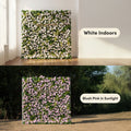 Magica：2026 New Launch-Sun-Activated Color-Changing Rose Flower Wall Backdrop (8×8) — One Wall, Two Looks: White Indoors → Blush Pink in Sunlight Free Shipping