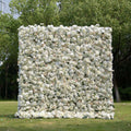 Marainne：5D Fabric Artificial rolling up curtain flower wall Free Shipping