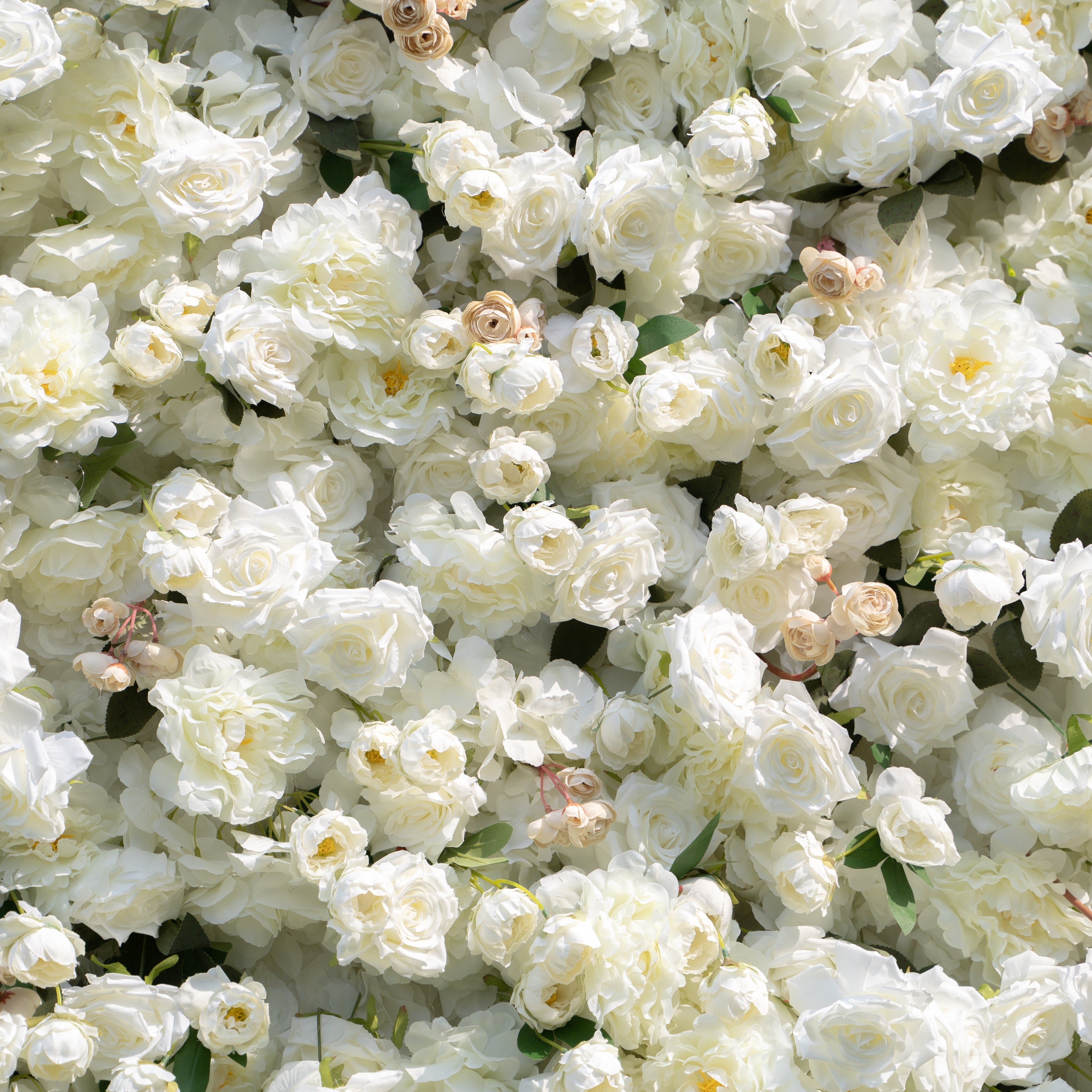 Marainne：5D Fabric Artificial rolling up curtain flower wall Free Shipping