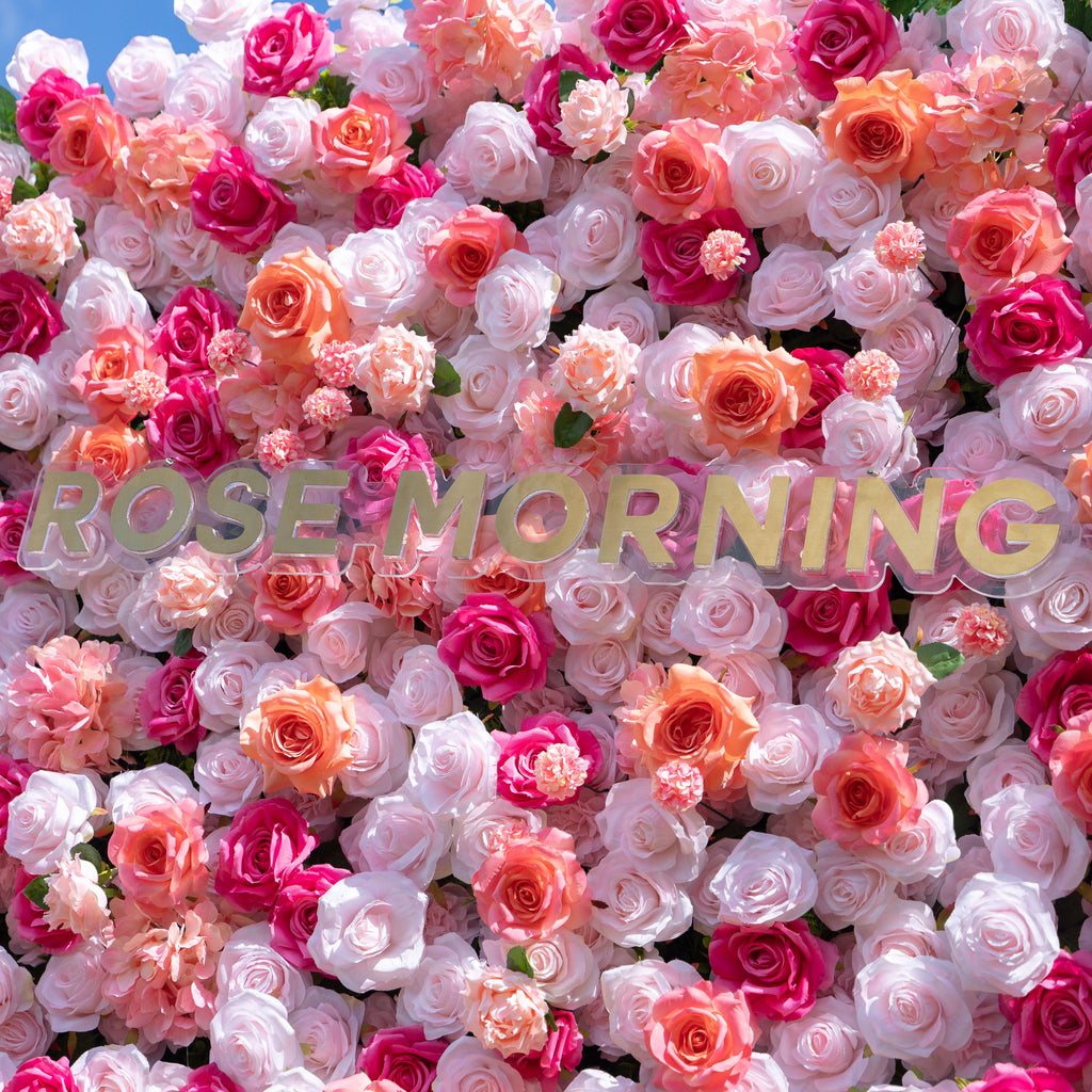 Mariposa：4D Fabric Artificial rolling up curtain flower wall Free Shipping