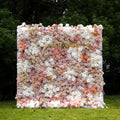 Matilda 5D Fabric Artificial rolling up curtain flower wall Rose Morning