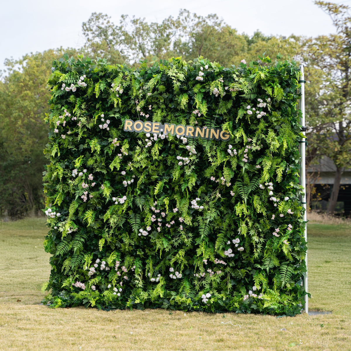 Mikia：4D Fabric Artificial rolling up curtain flower wall Free Shipping