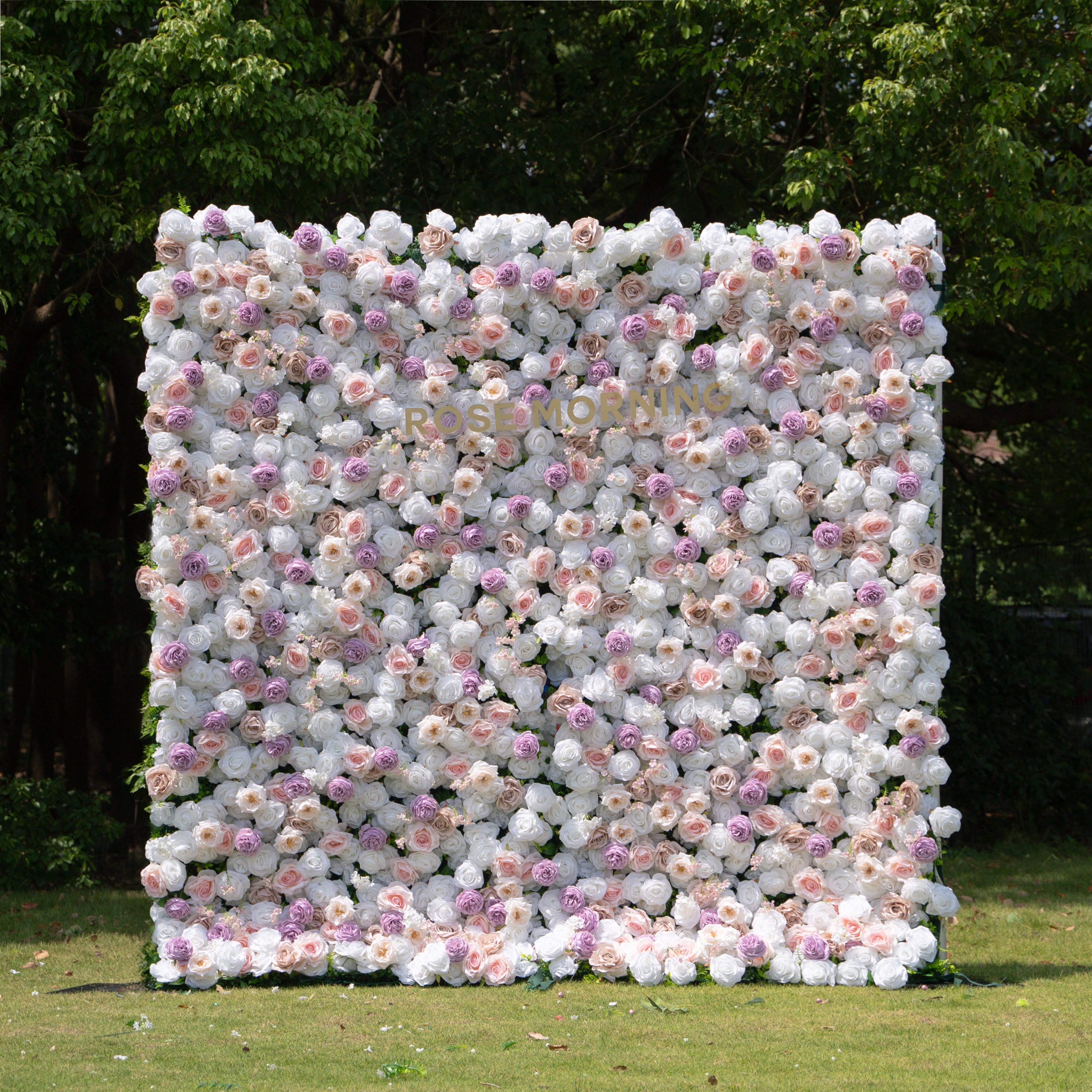 Minnie：4D Fabric Artificial rolling up curtain flower wall Free Shipping
