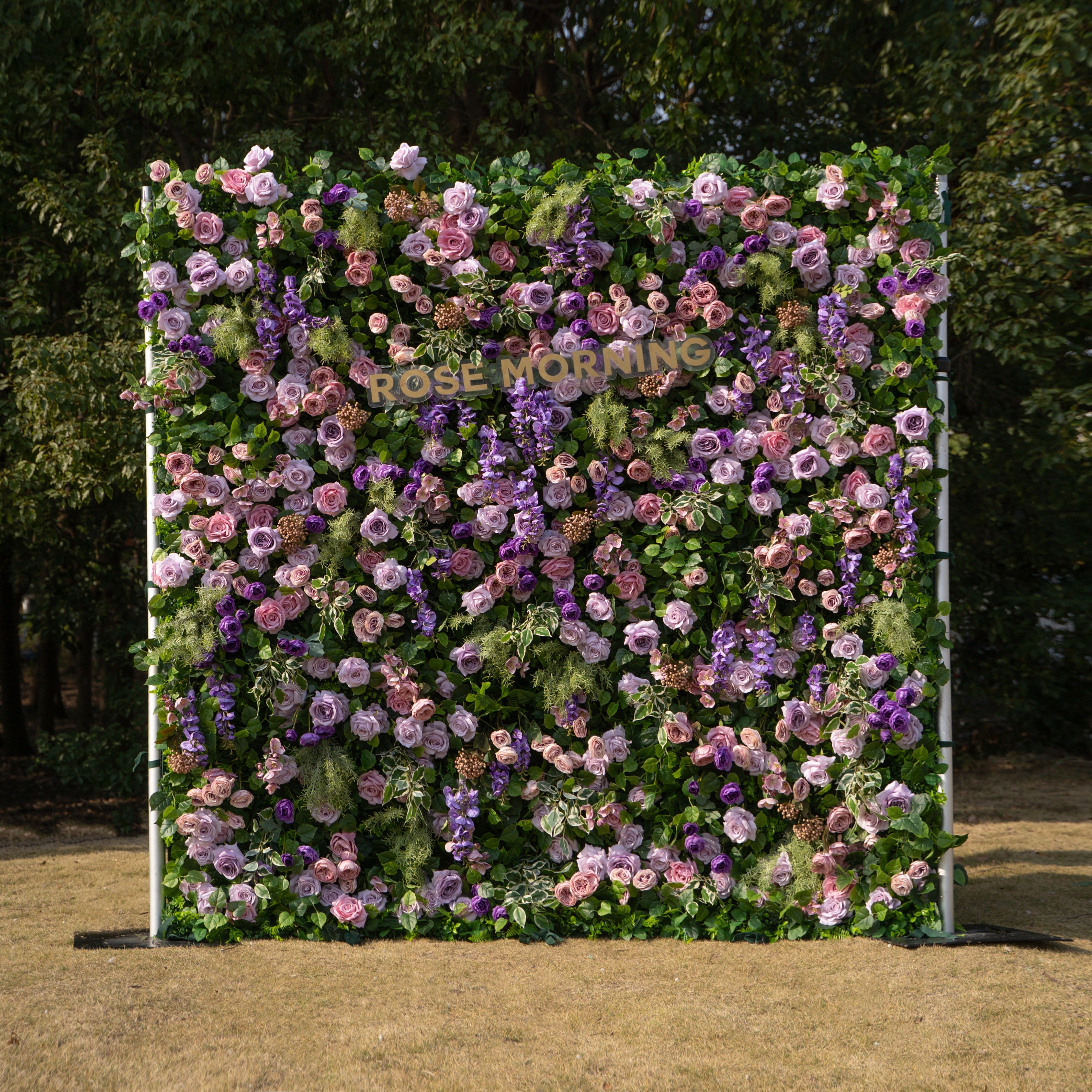 Morado：3D Fabric Artificial rolling up curtain flower wall Free Shipping