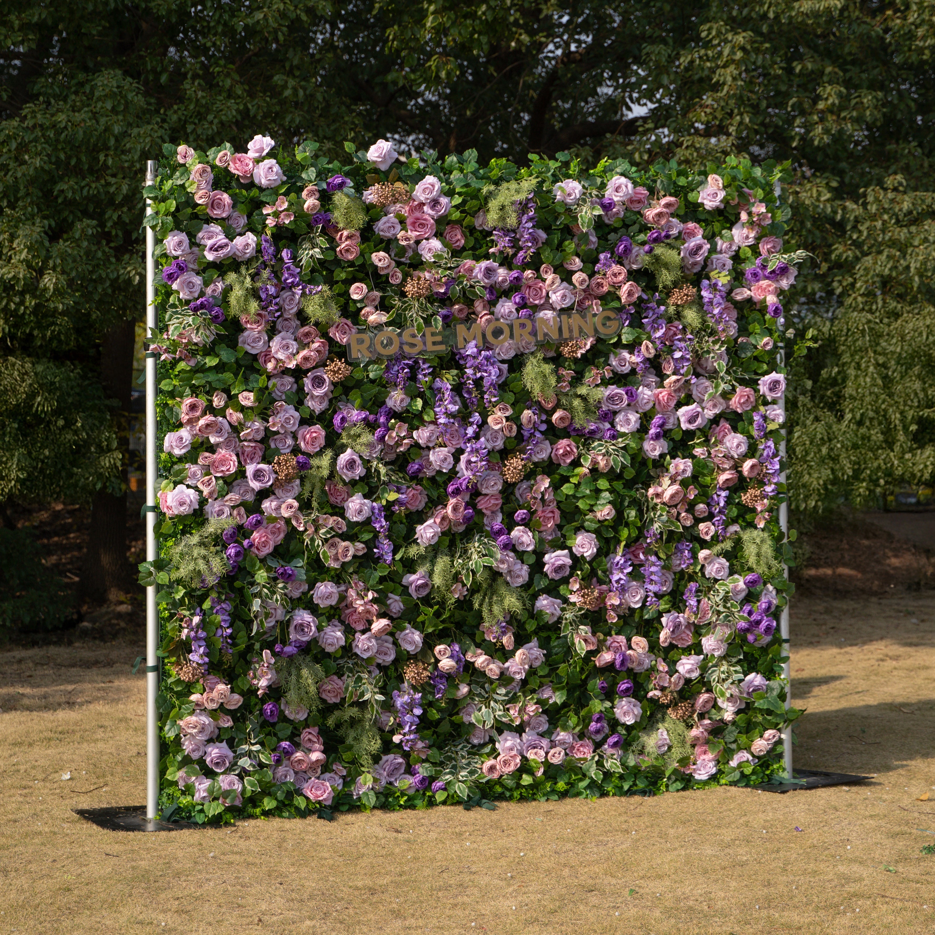 Morado：3D Fabric Artificial rolling up curtain flower wall Free Shipping