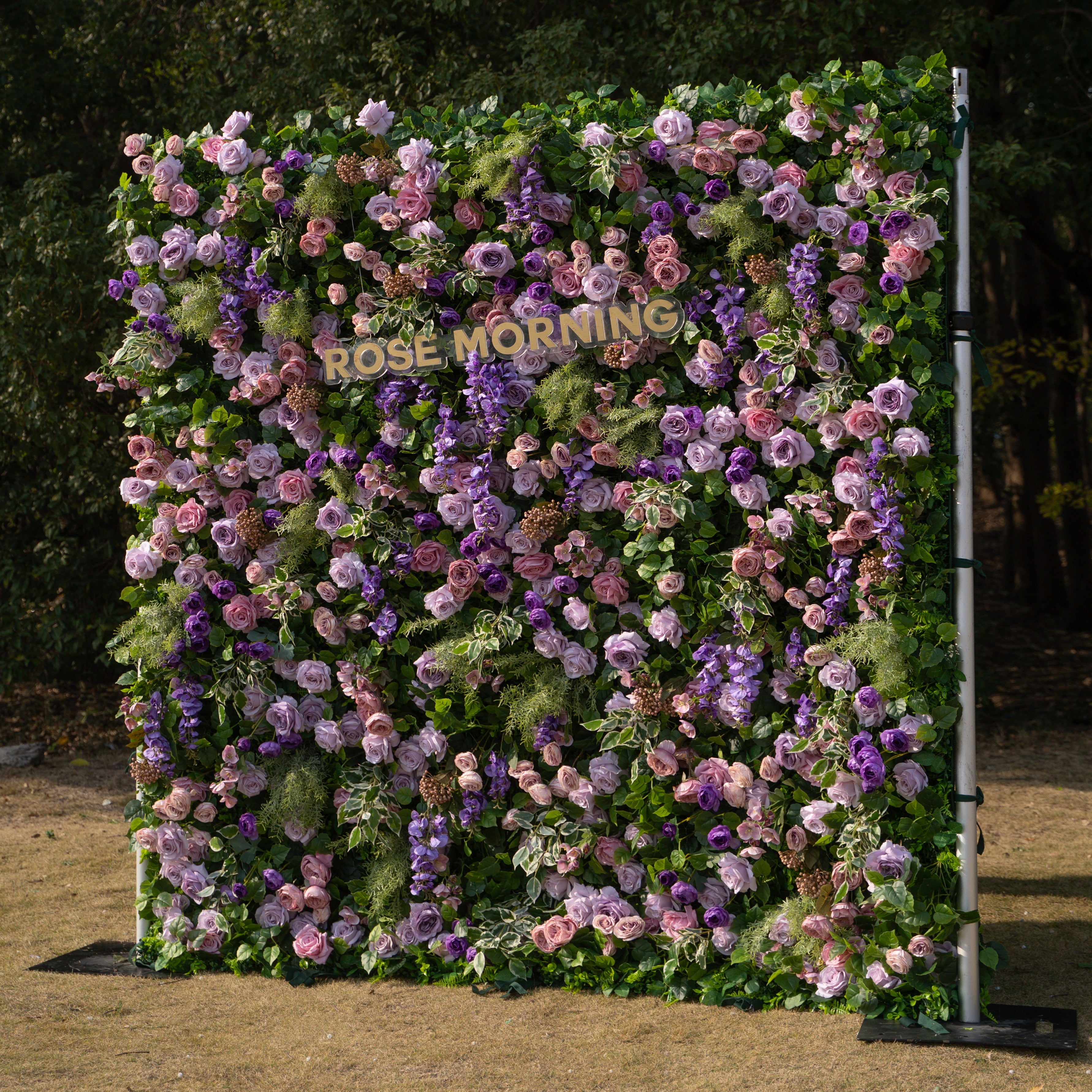 Morado：3D Fabric Artificial rolling up curtain flower wall Free Shipping