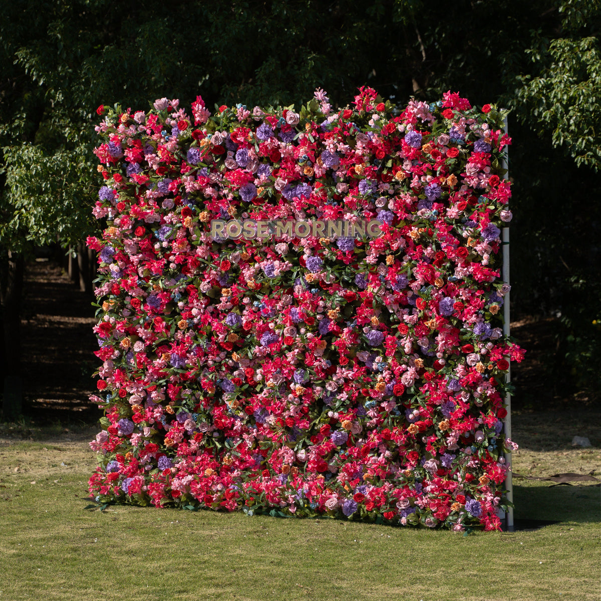 NooZay：7D 2023 Fabric Artificial rolling up curtain flower wall Free Shipping