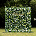 Parker：5D Fabric Artificial rolling up curtain flower wall Free Shipping
