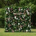 Patricia：3D Fabric Artificial rolling up curtain flower wall Free Shipping