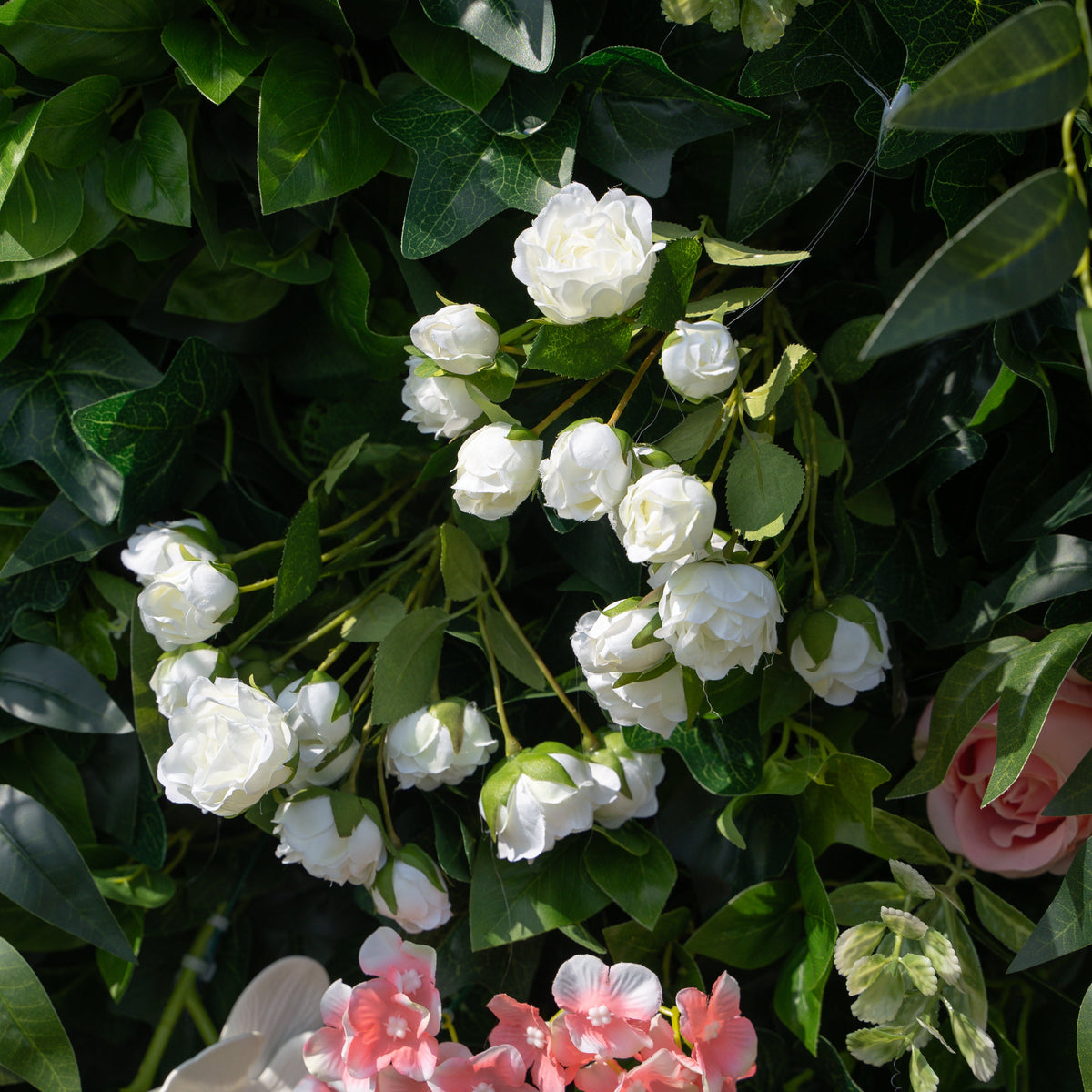 Patricia：3D Fabric Artificial rolling up curtain flower wall Free Shipping