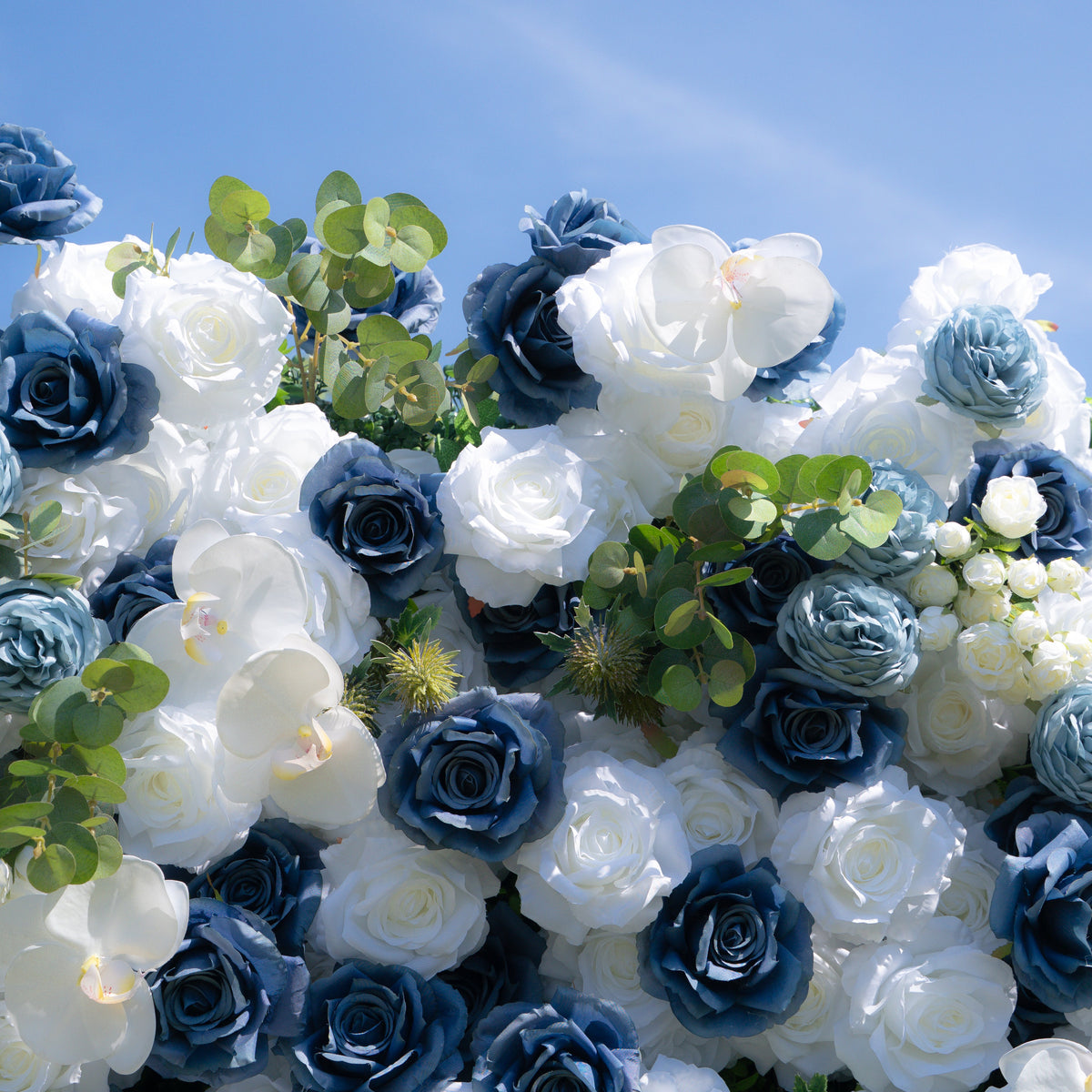 Precious：5D Fabric Artificial rolling up curtain flower wall Free Shipping