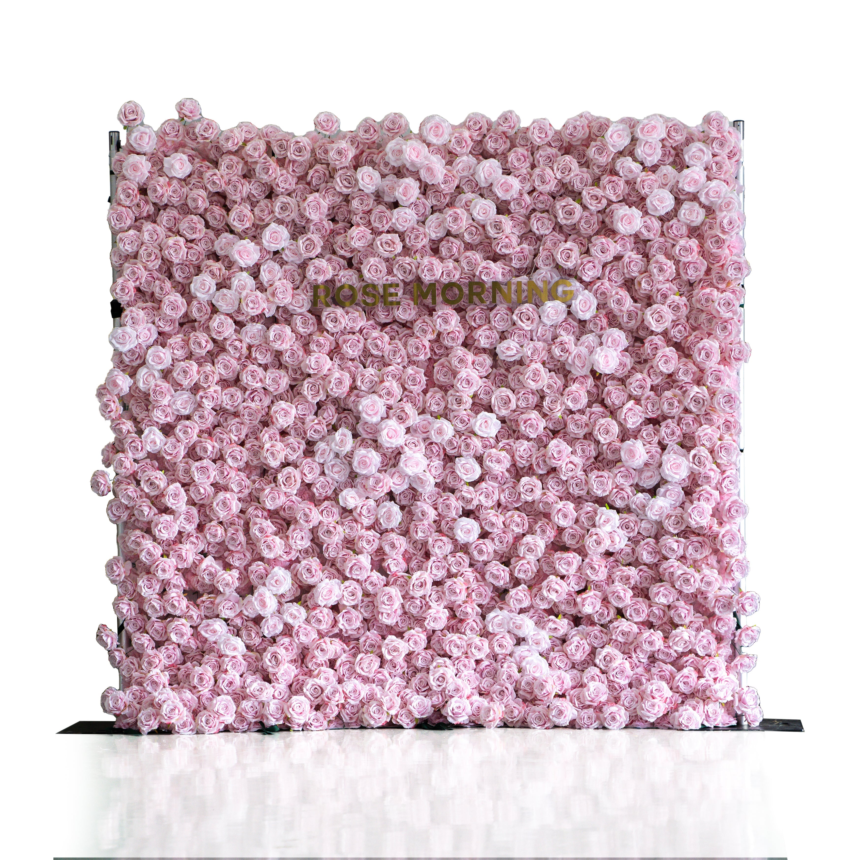 Promise：3D Fabric Artificial rolling up curtain flower wall Free Shipping