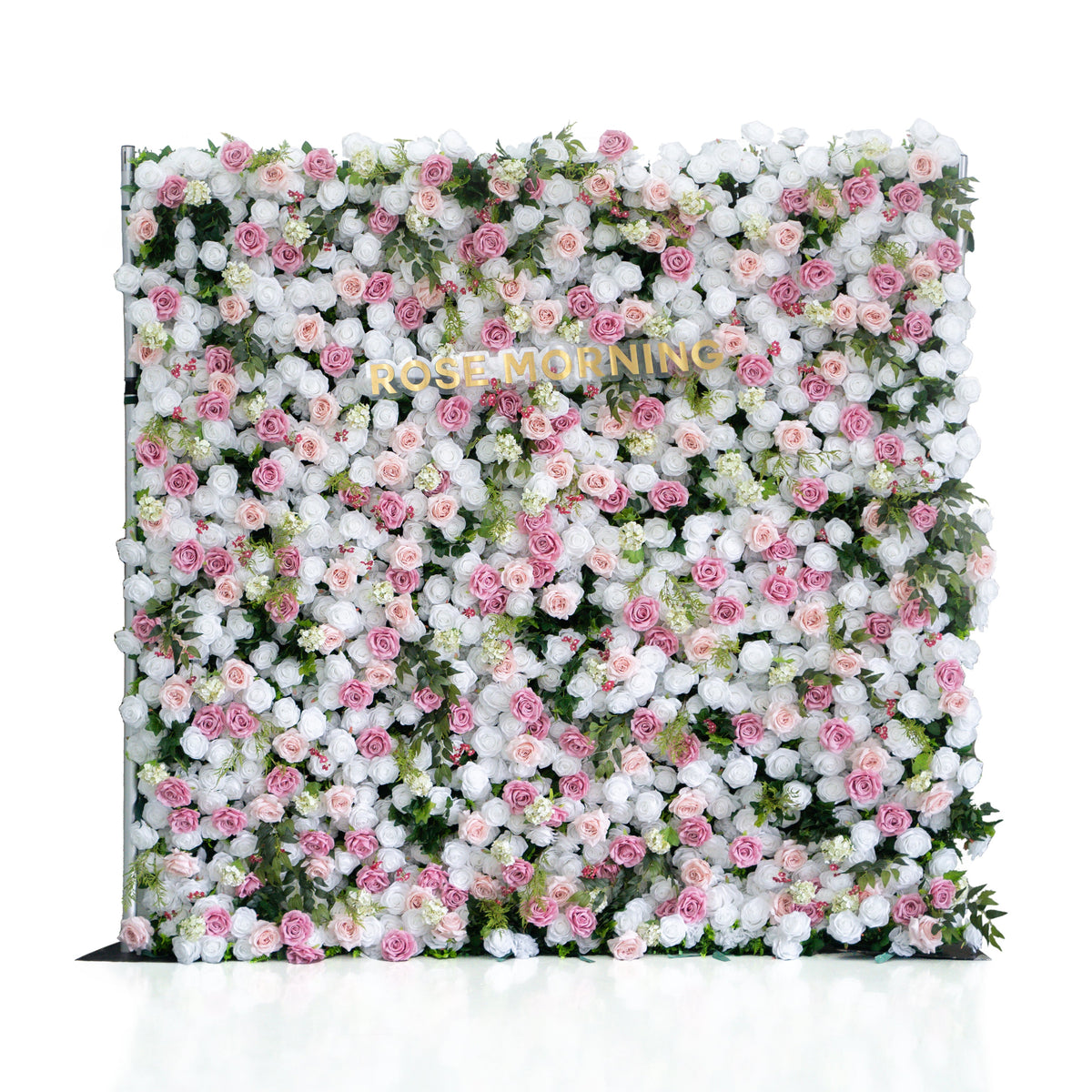 Queena：4D Fabric Artificial zip up curtain flower wall 8ft*8ft Free Shipping