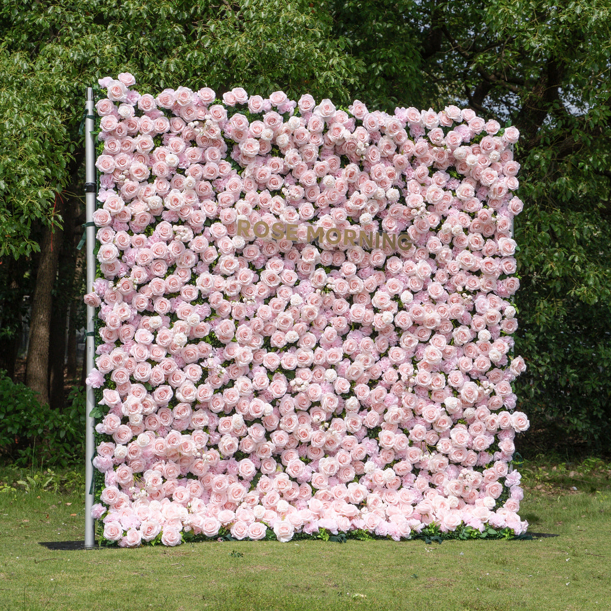 Querido：3D Fabric Artificial rolling up curtain flower wall Free Shipping