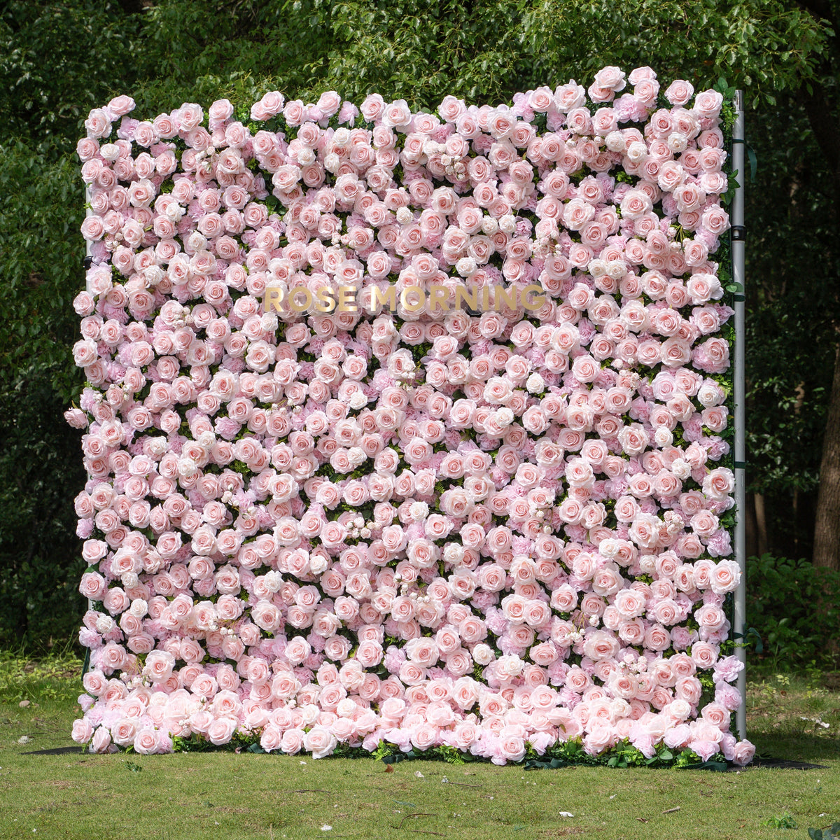 Querido：3D Fabric Artificial rolling up curtain flower wall Free Shipping