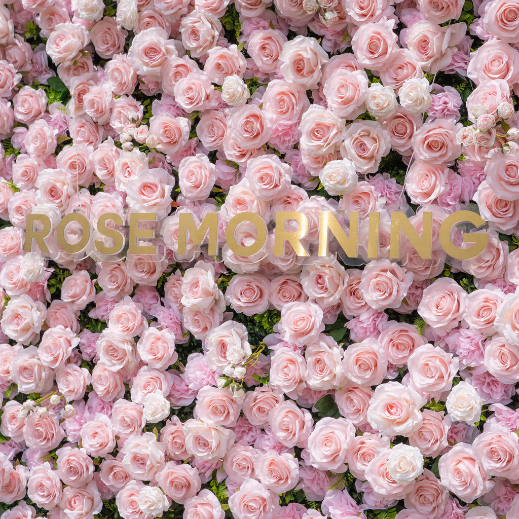 Querido：3D Fabric Artificial rolling up curtain flower wall Free Shipping