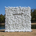 Romance：3D Fabric Artificial rolling up curtain flower wall Free Shipping
