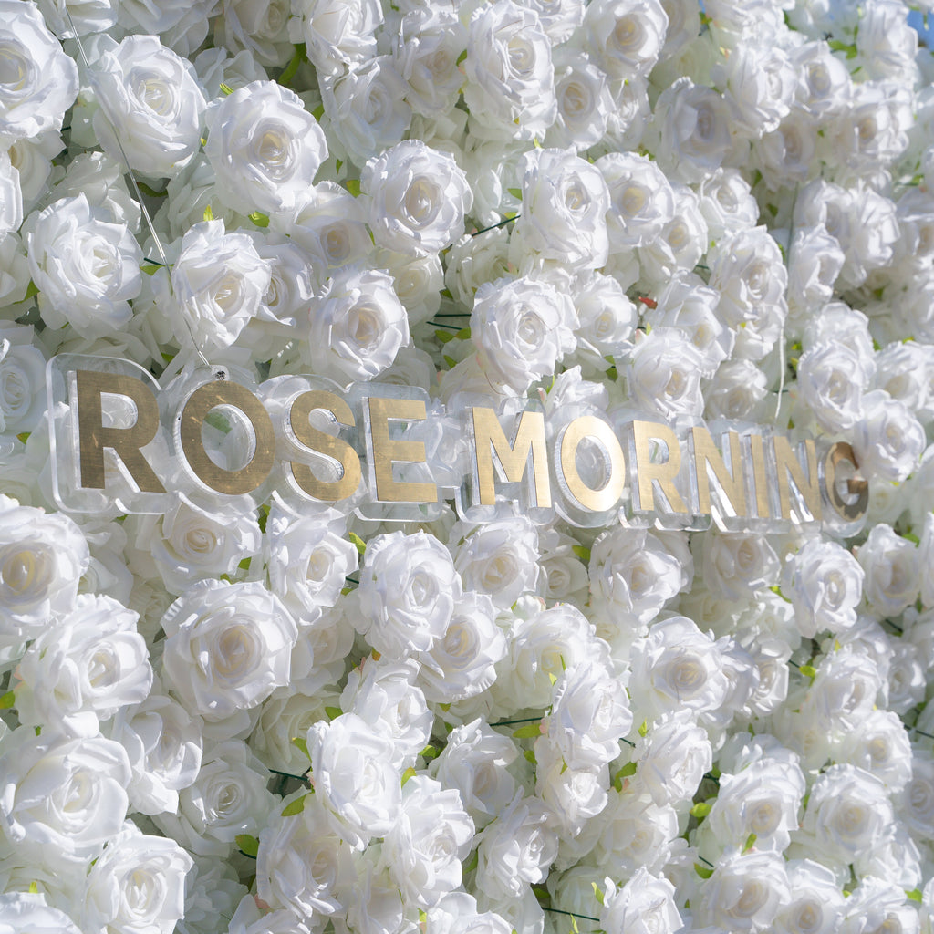 Romance：3D Fabric Artificial rolling up curtain flower wall Free Shipping
