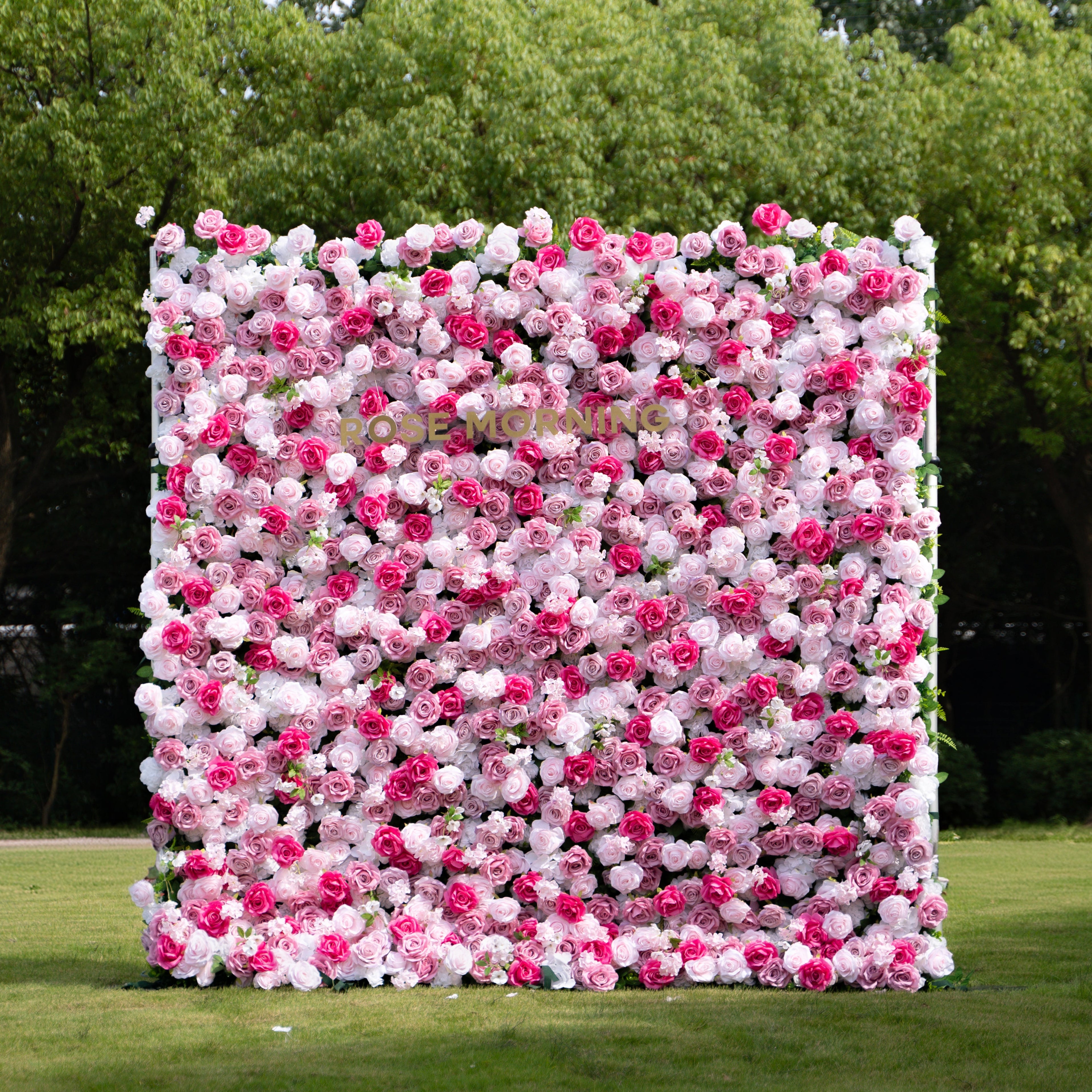Rosalie：3D Fabric Artificial rolling up curtain flower wall Free Shipping