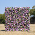 Roxanna - Autumn Fall 5D Fabric Zip Up Flower Wall 8ft x 8ft for Wedding Party Backdrop Ready To Ship in USA Free Shipping