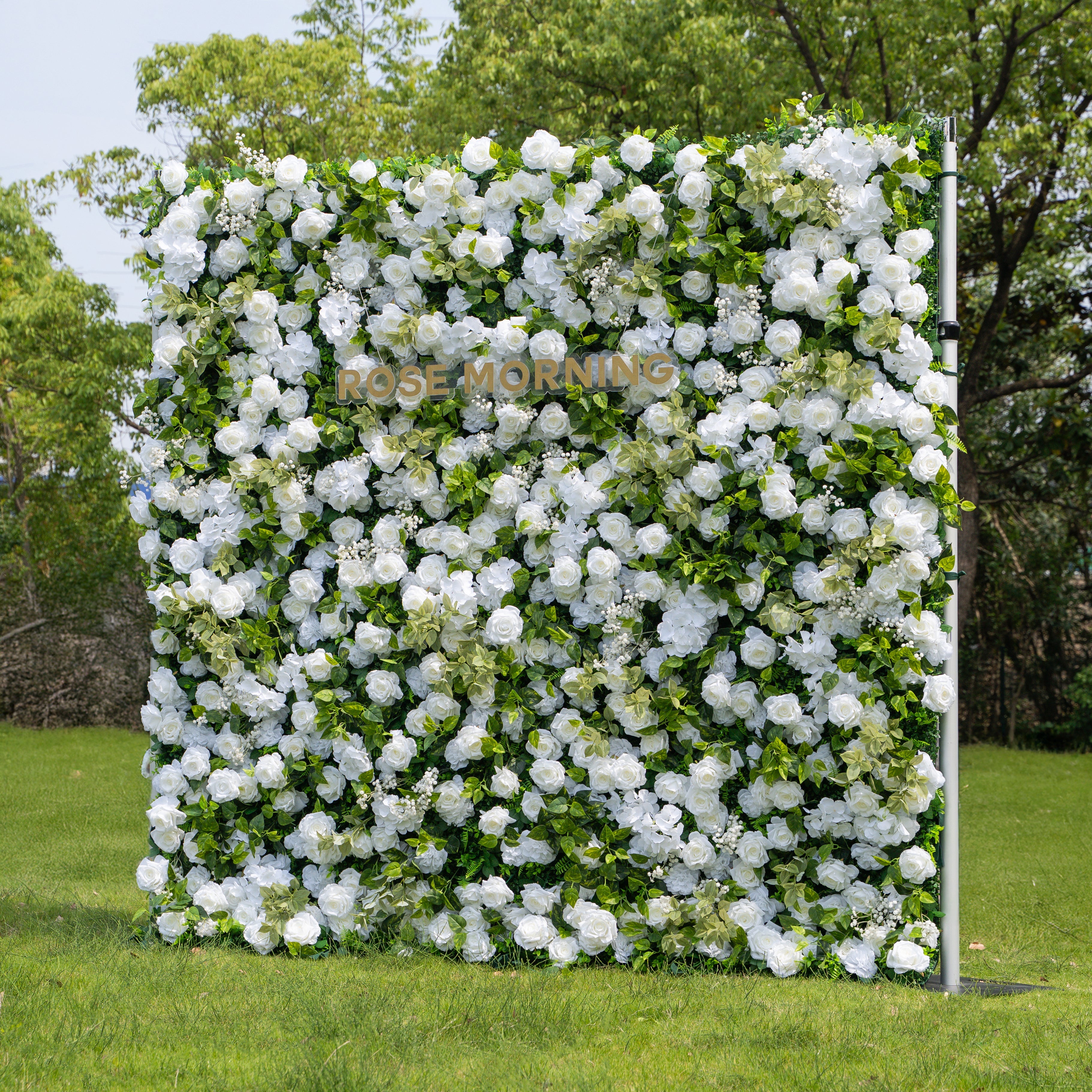 Sava：3D Fabric Artificial rolling up curtain flower wall Free Shipping