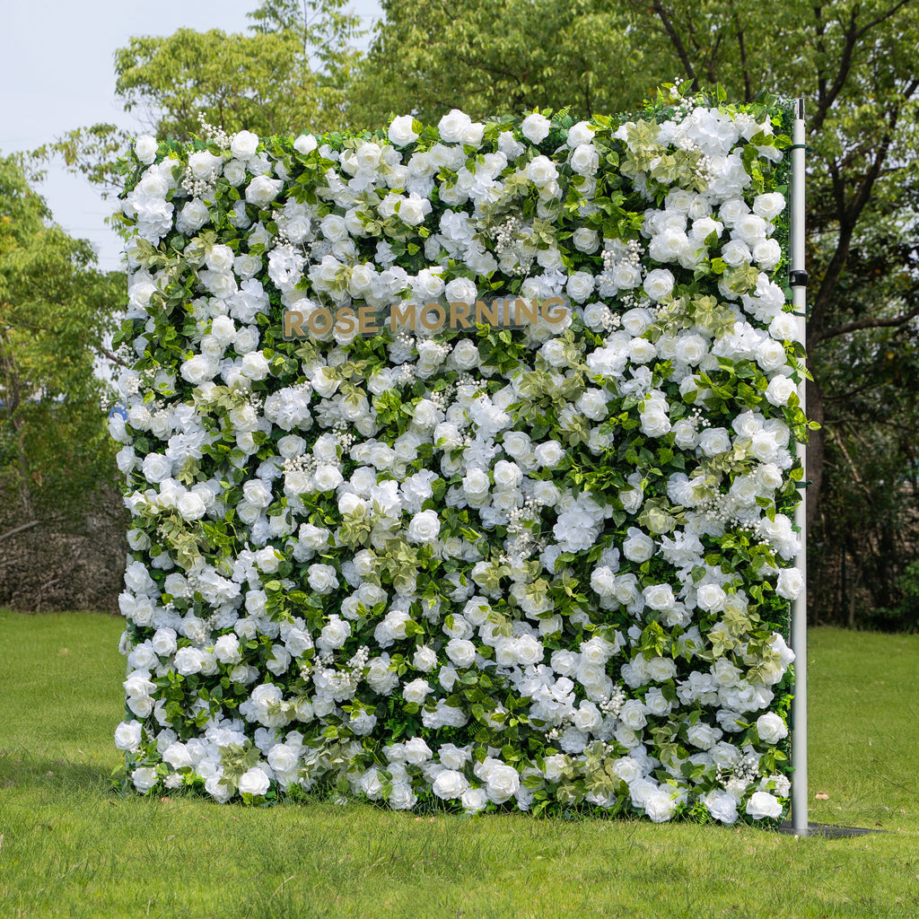Sava：3D Fabric Artificial rolling up curtain flower wall Free Shipping