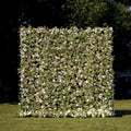 Scarlett 3D Fabric Artificial rolling up curtain flower wall Rose Morning