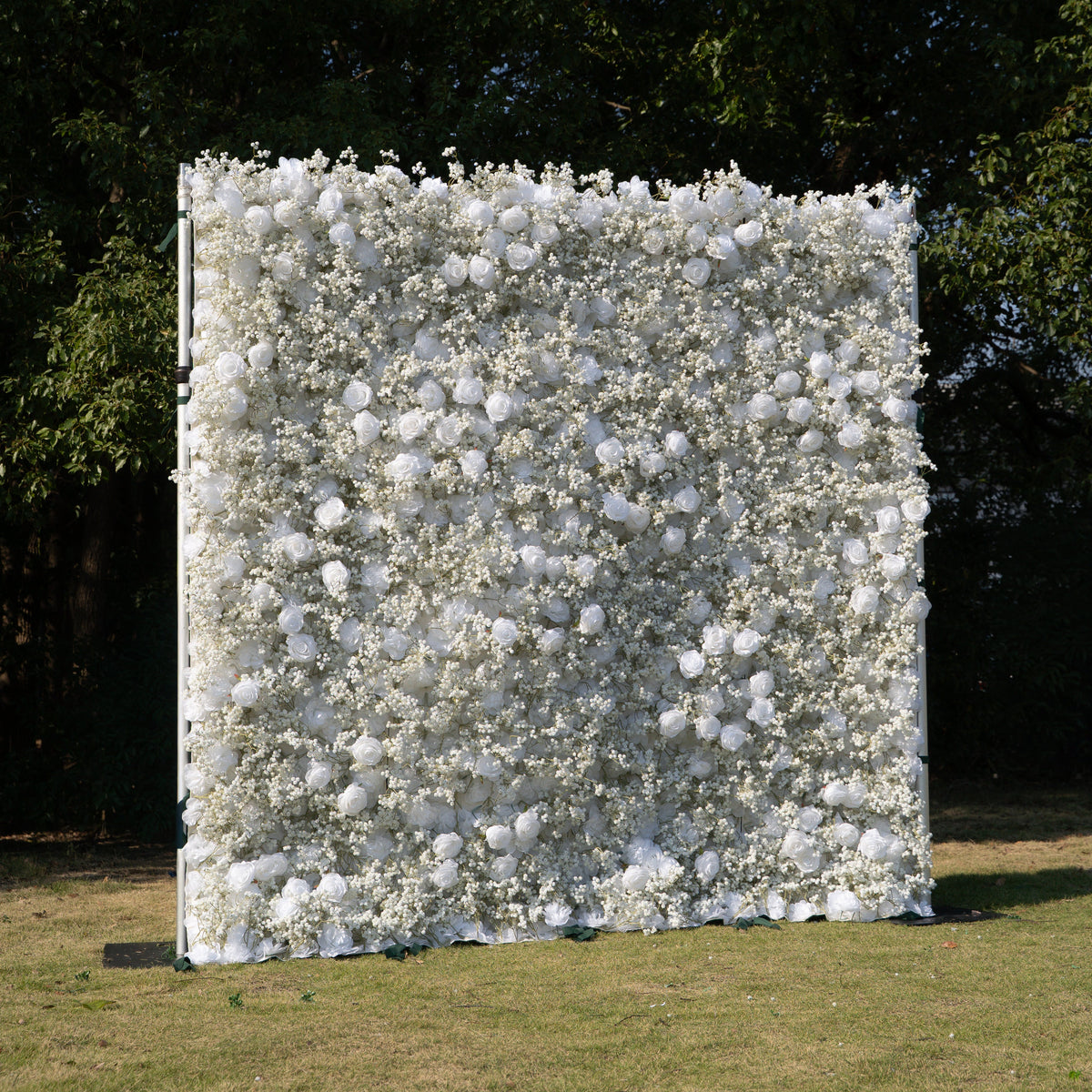 Shimmer Baby Breath wall：3D Fabric Artificial rolling up curtain flower wall(In US Stock 5-7 Days Delivered) Free Shipping