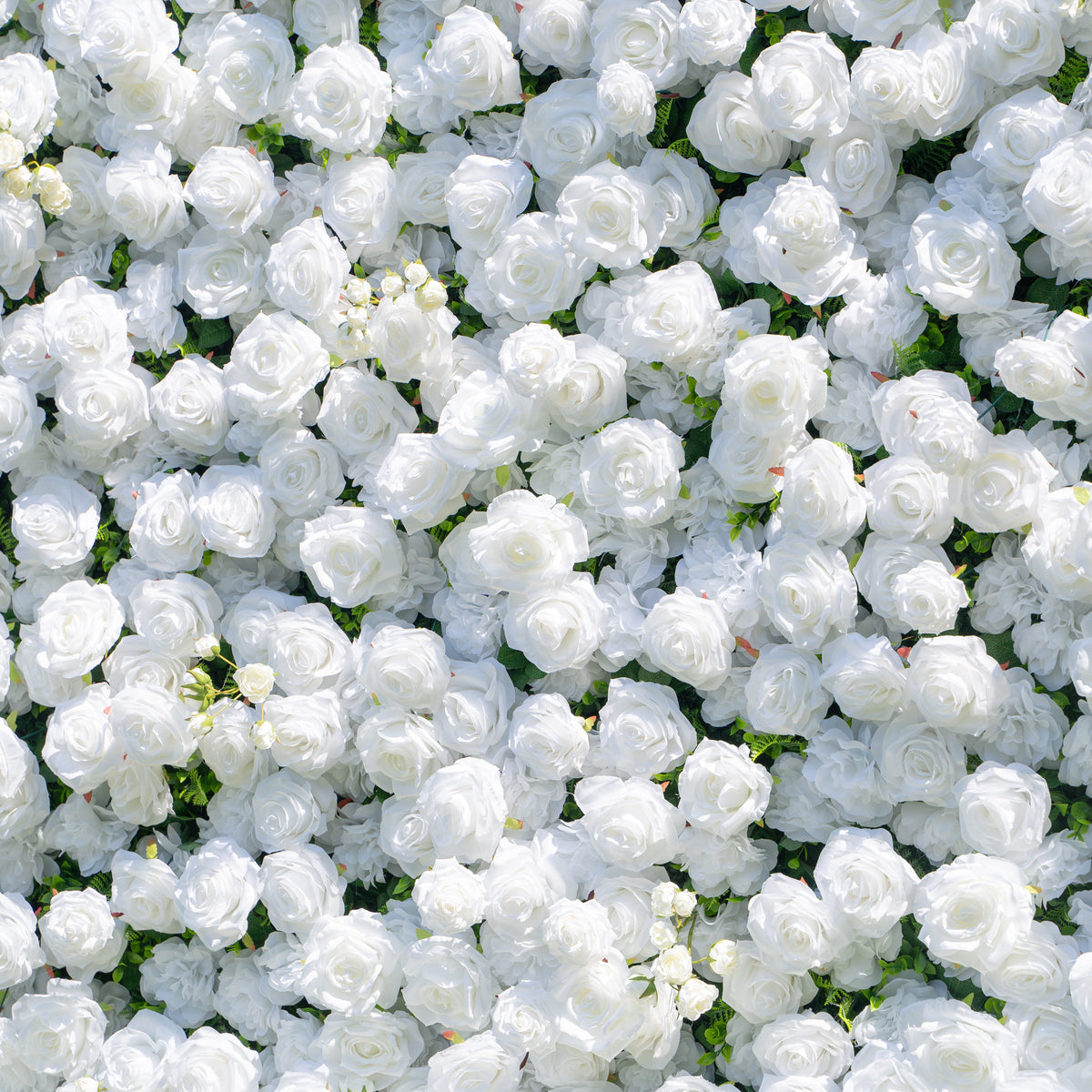 Shy 3D White Flower Wall - Minimalist Wedding Backdrop 8ft×8ft(In US Stock 7-10 Days) Free Shipping