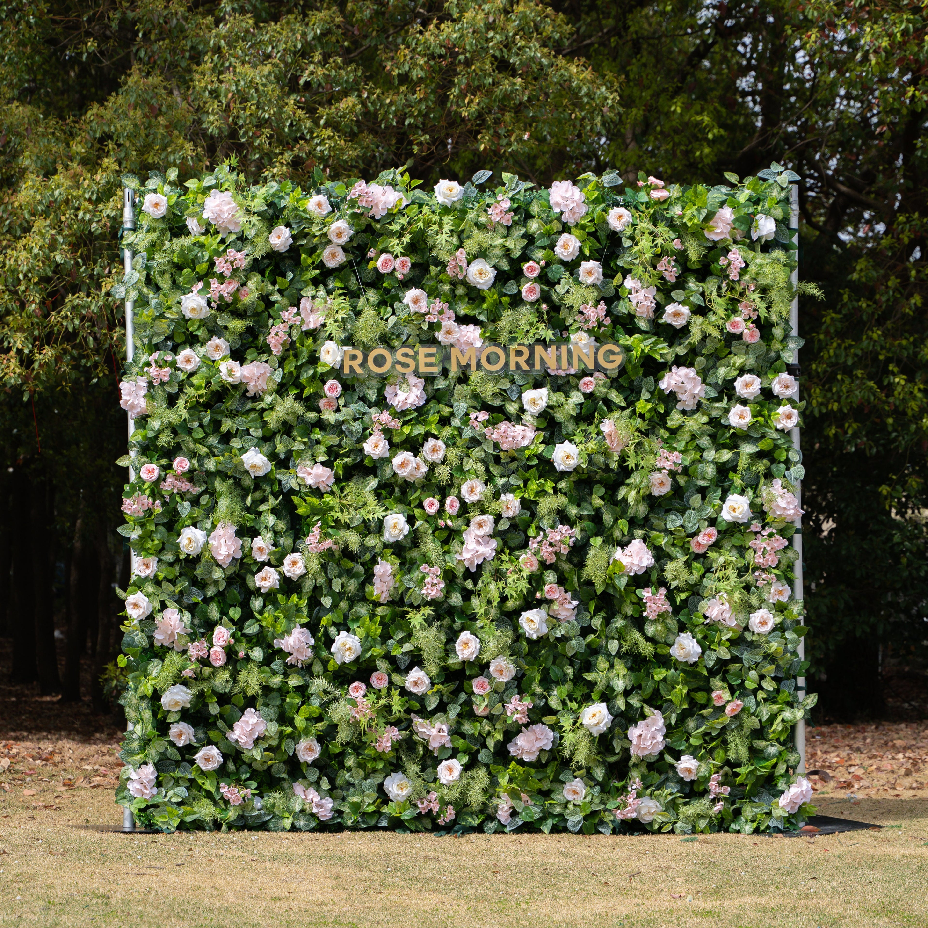 Simona：5D Fabric Artificial rolling up curtain flower wall Free Shipping