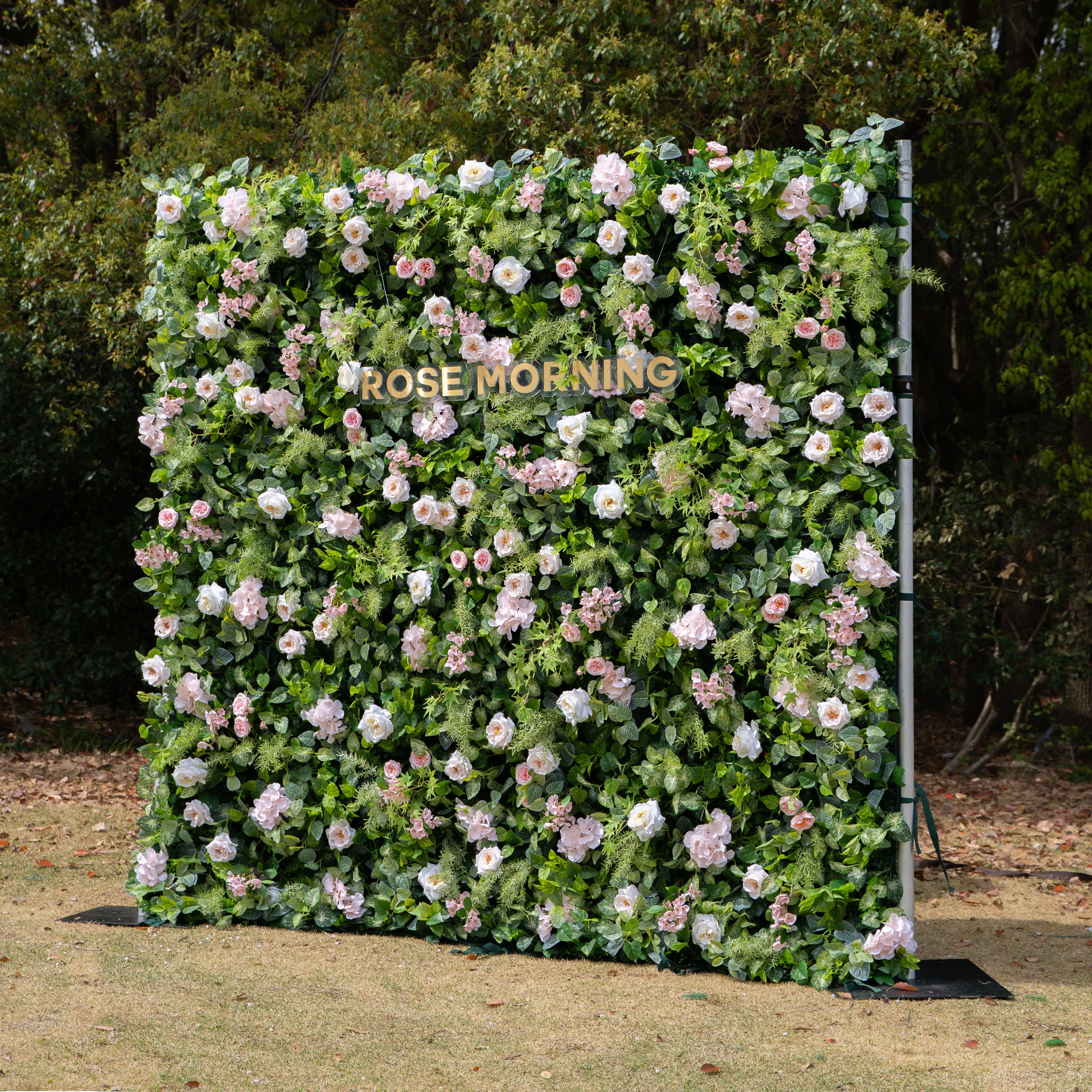 Simona：5D Fabric Artificial rolling up curtain flower wall Free Shipping