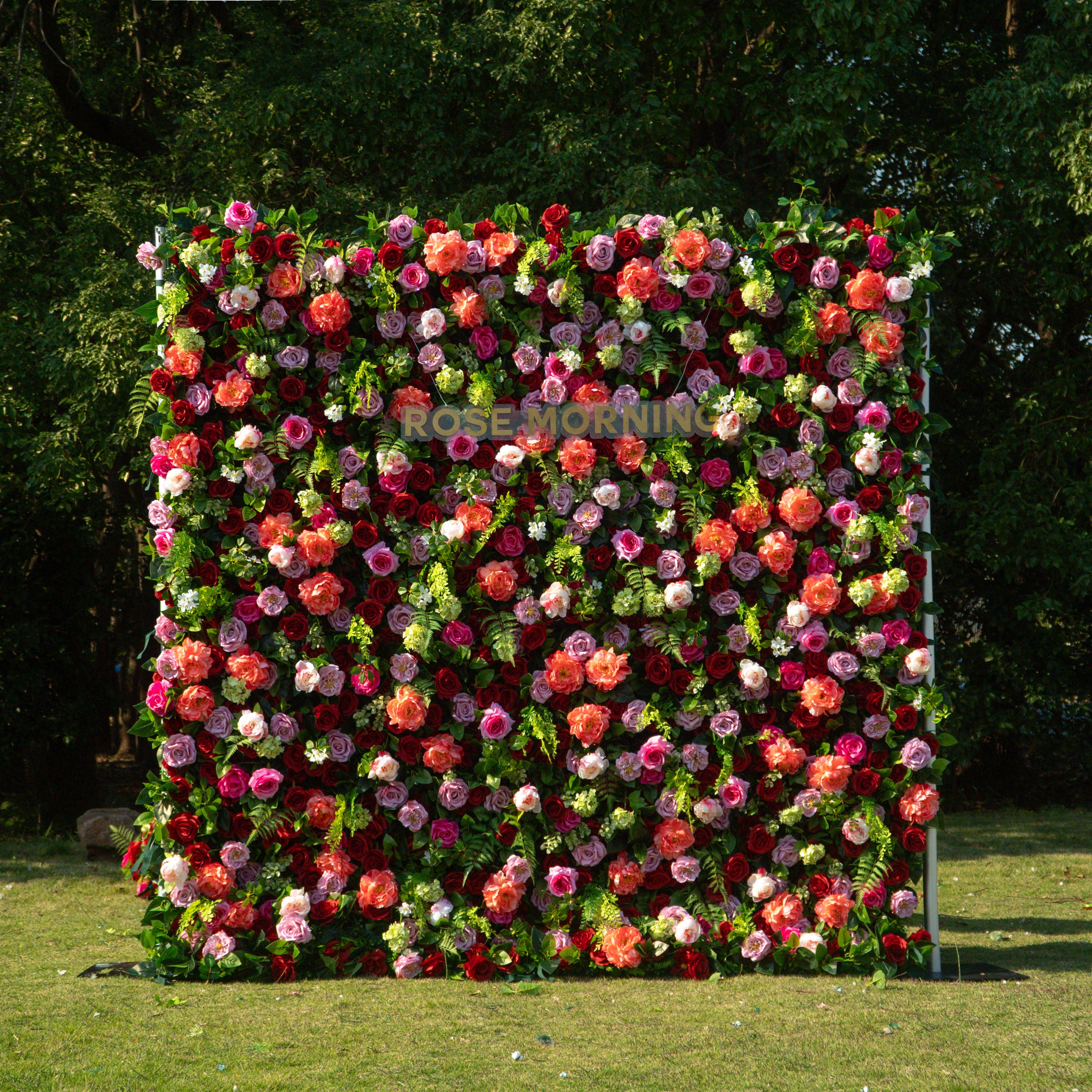 Timeless - Autumn Fall 5D Fabric Roll Up Flower Wall for Wedding Party Event Backdrop Free Shipping